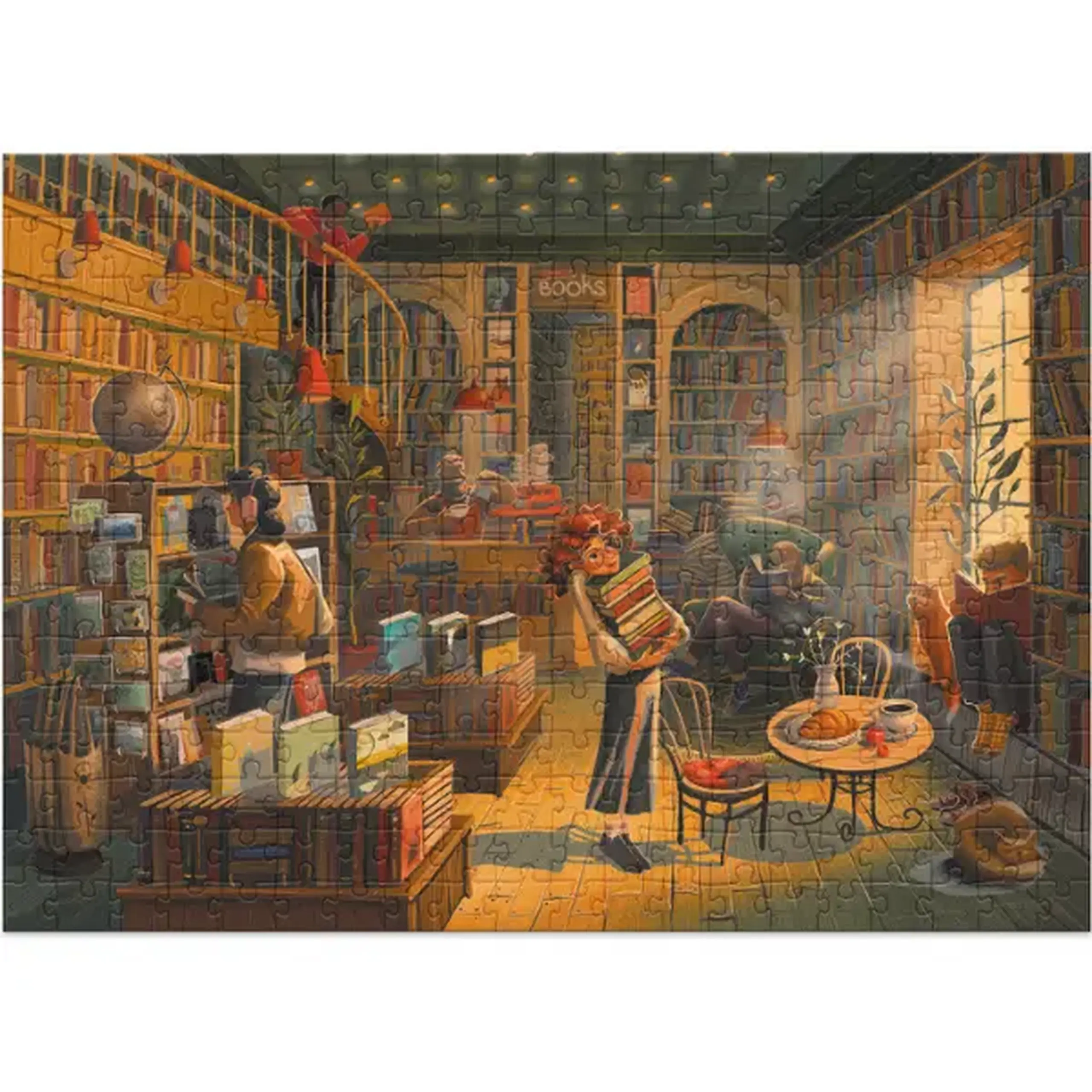 Puzzle "Librărie", seria Stil de viață, 300 elem.