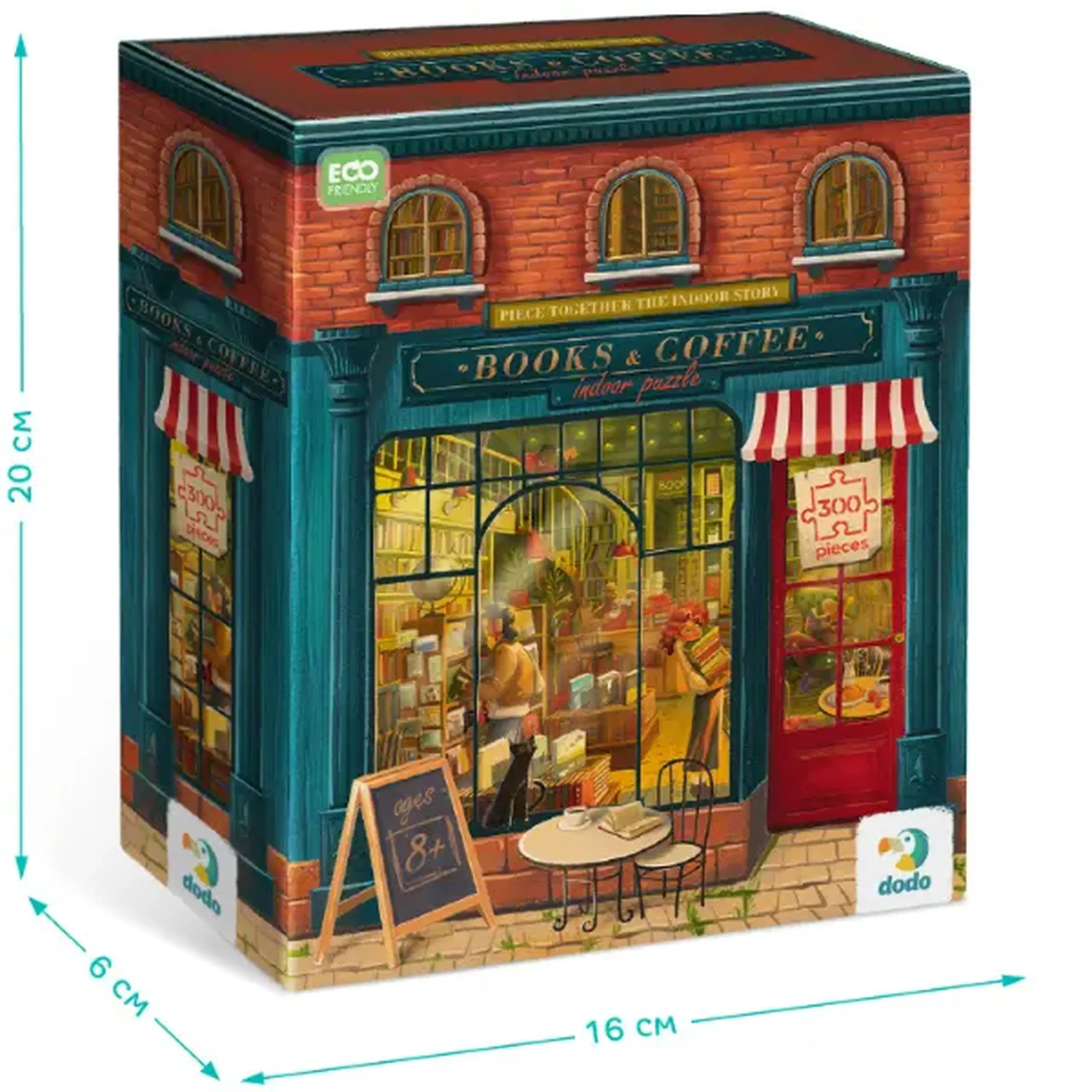 Puzzle "Librărie", seria Stil de viață, 300 elem.