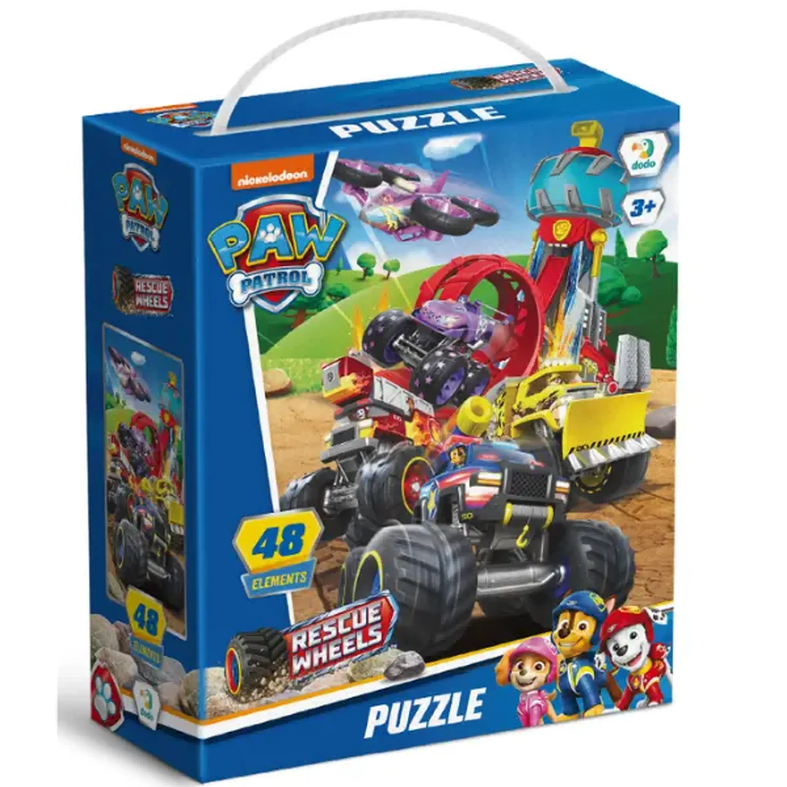Puzzle "Mașini pentru operațiuni de salvare", seria Patrula cățelușilor, 48 elem.