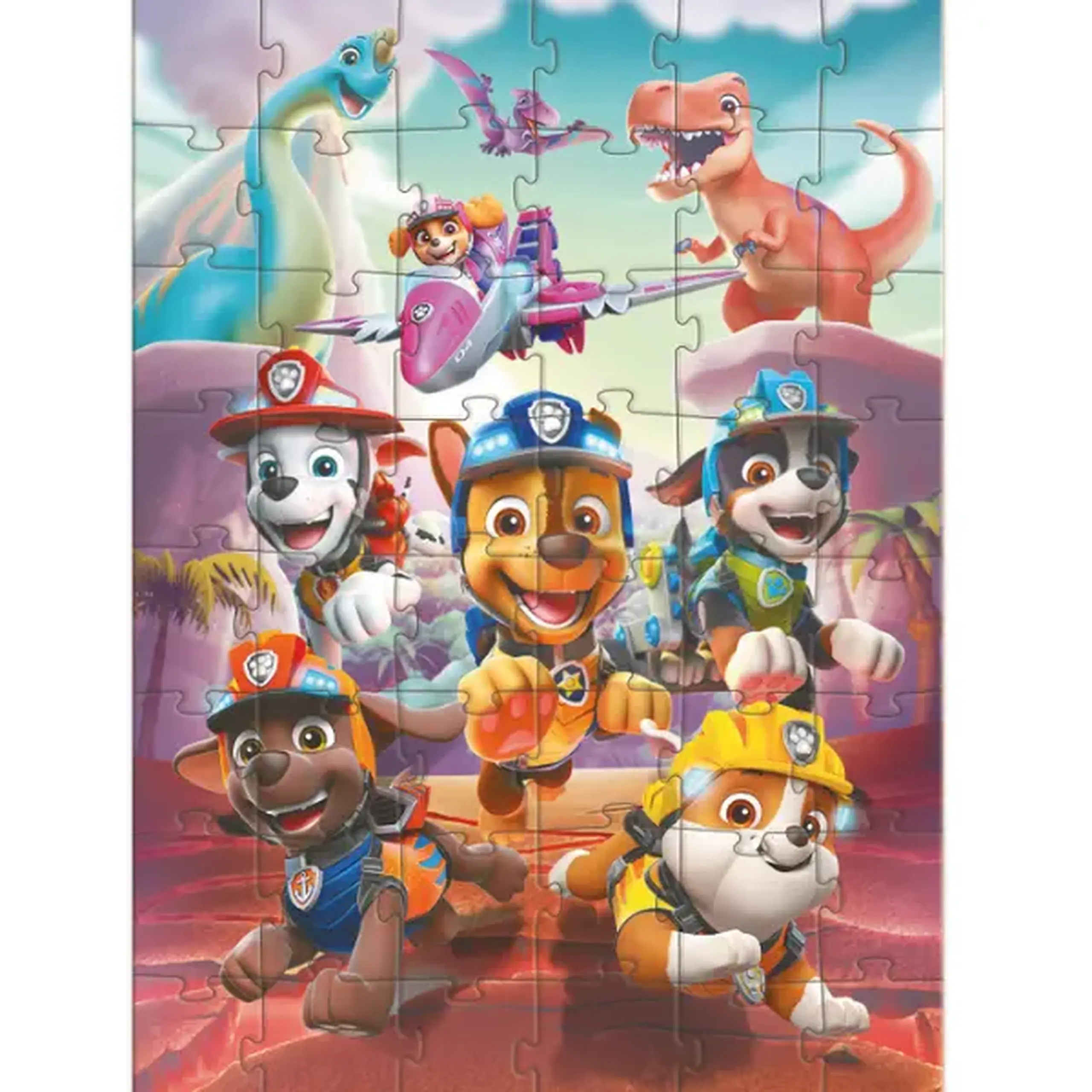 Puzzle "Salvarea dinozaurului", seria Patrula cățelușilor, 48 elem.
