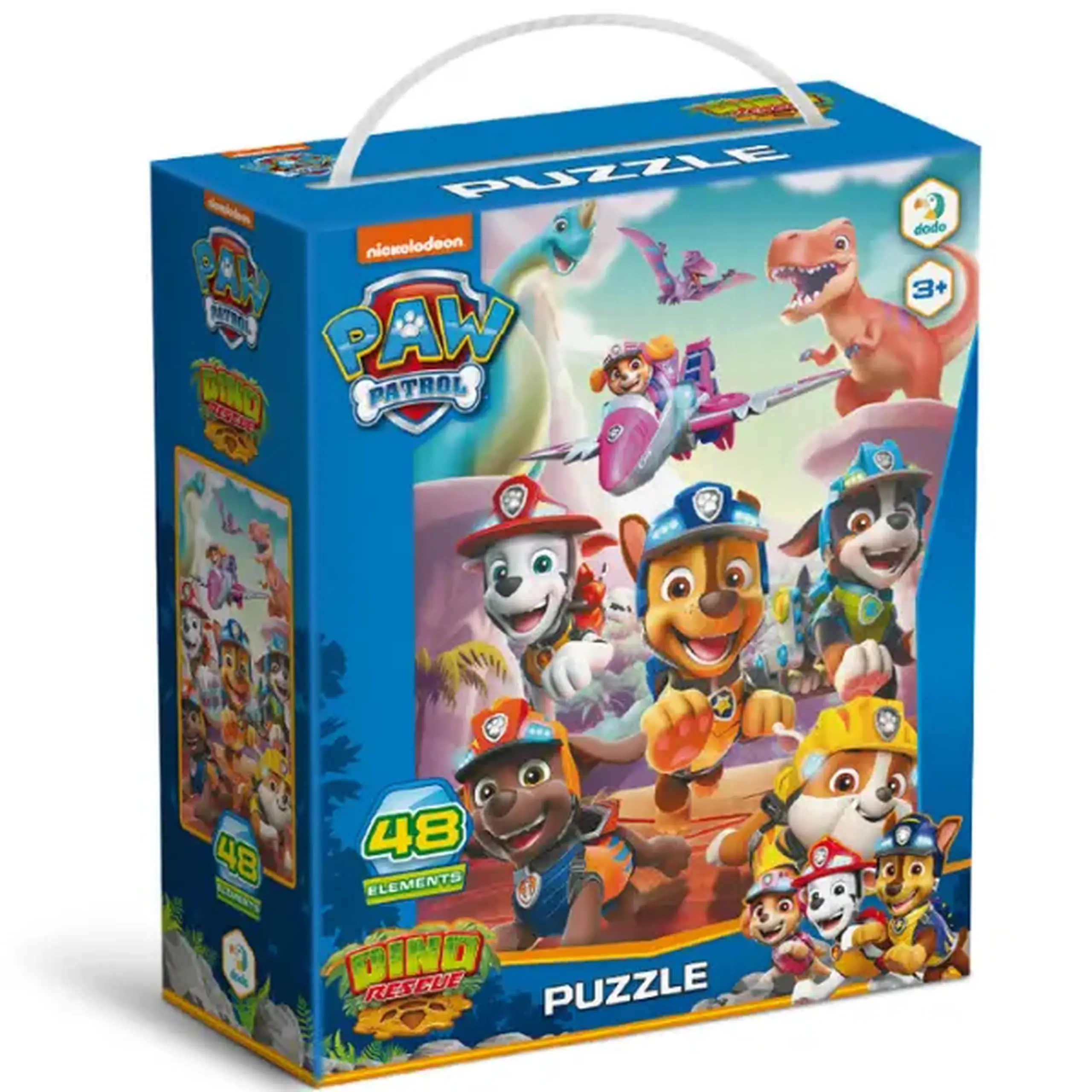 Puzzle "Salvarea dinozaurului", seria Patrula cățelușilor, 48 elem.