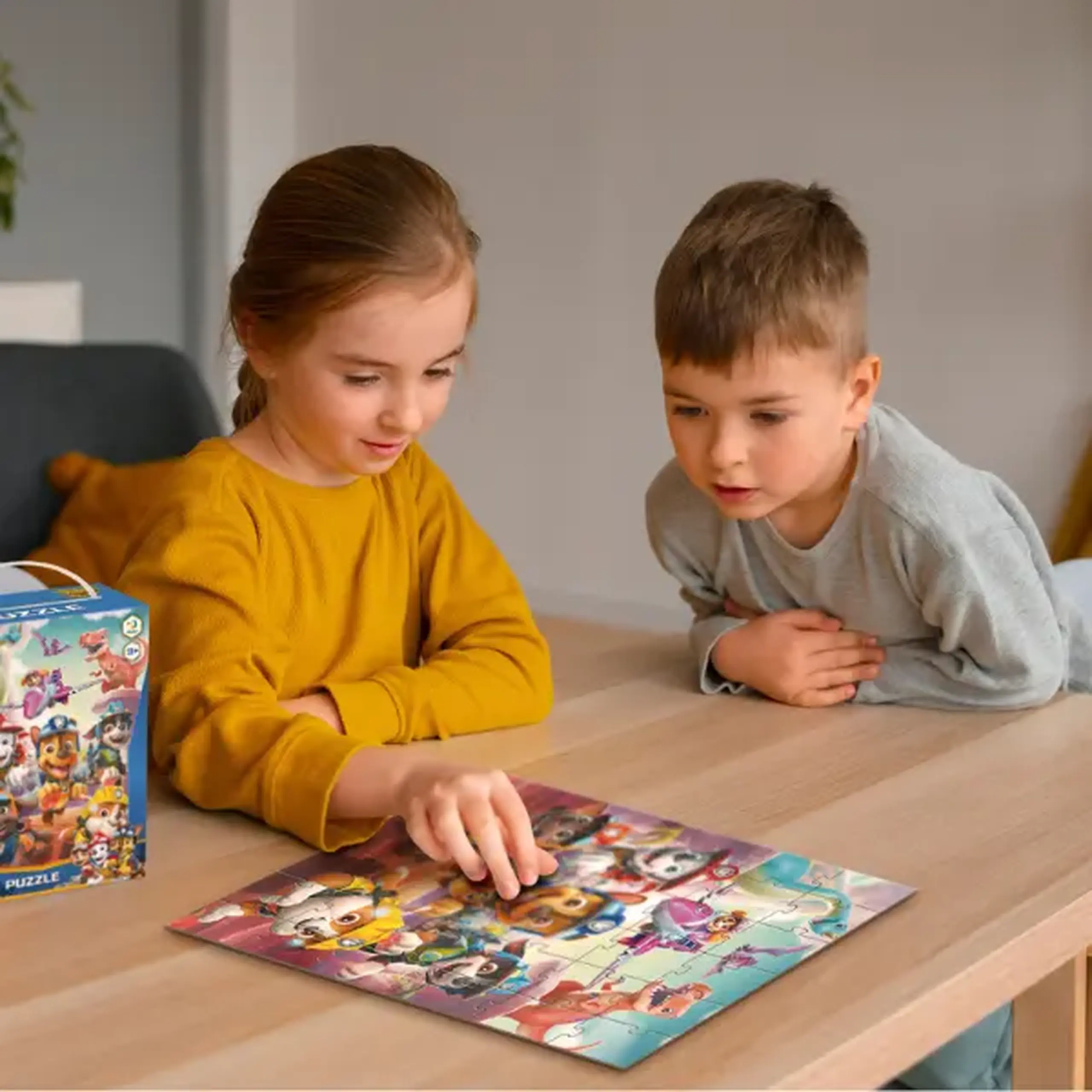 Puzzle "Salvarea dinozaurului", seria Patrula cățelușilor, 48 elem.