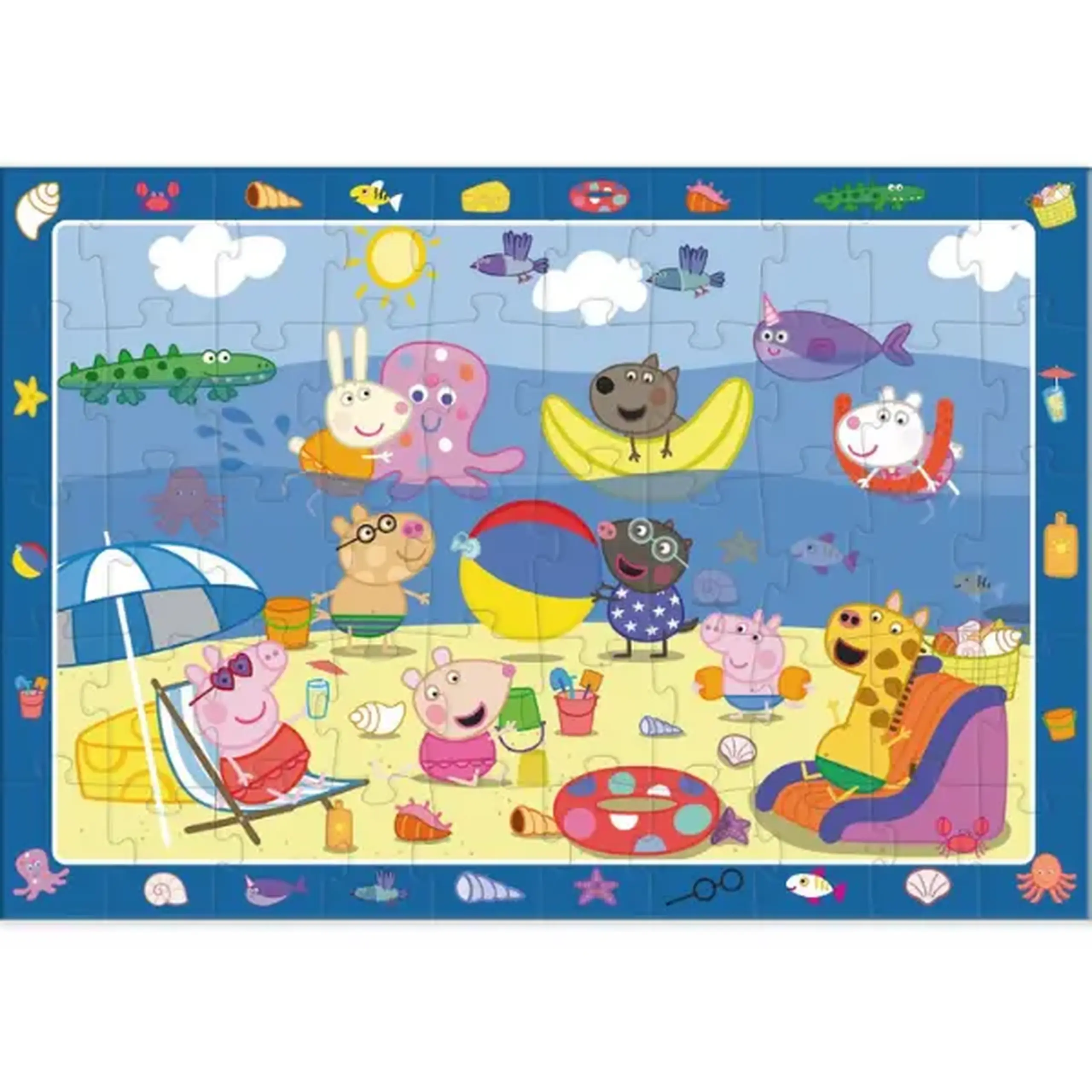 Puzzle "Vacanța de vară", seria Peppa Pig, 50 elem.