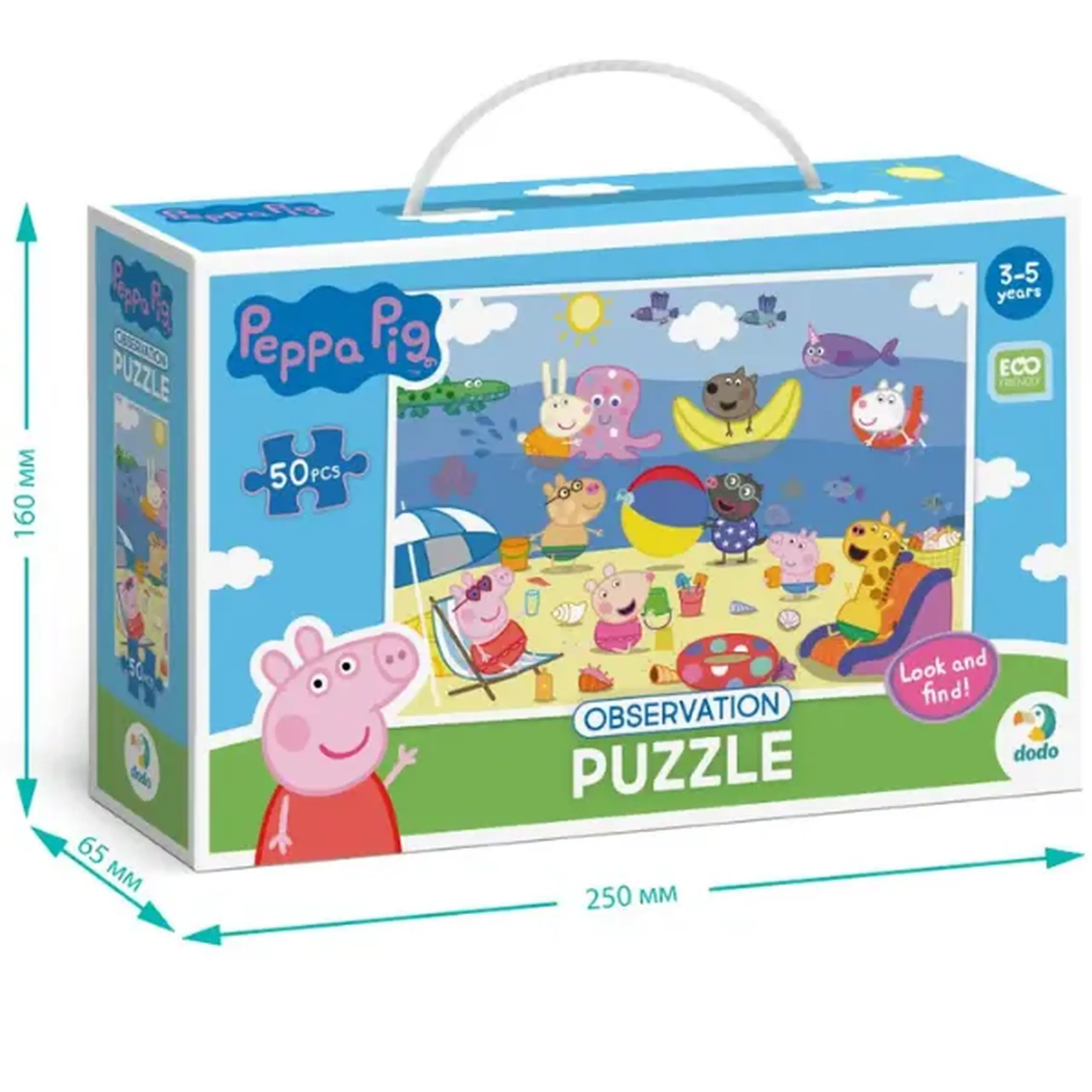Puzzle "Vacanța de vară", seria Peppa Pig, 50 elem.
