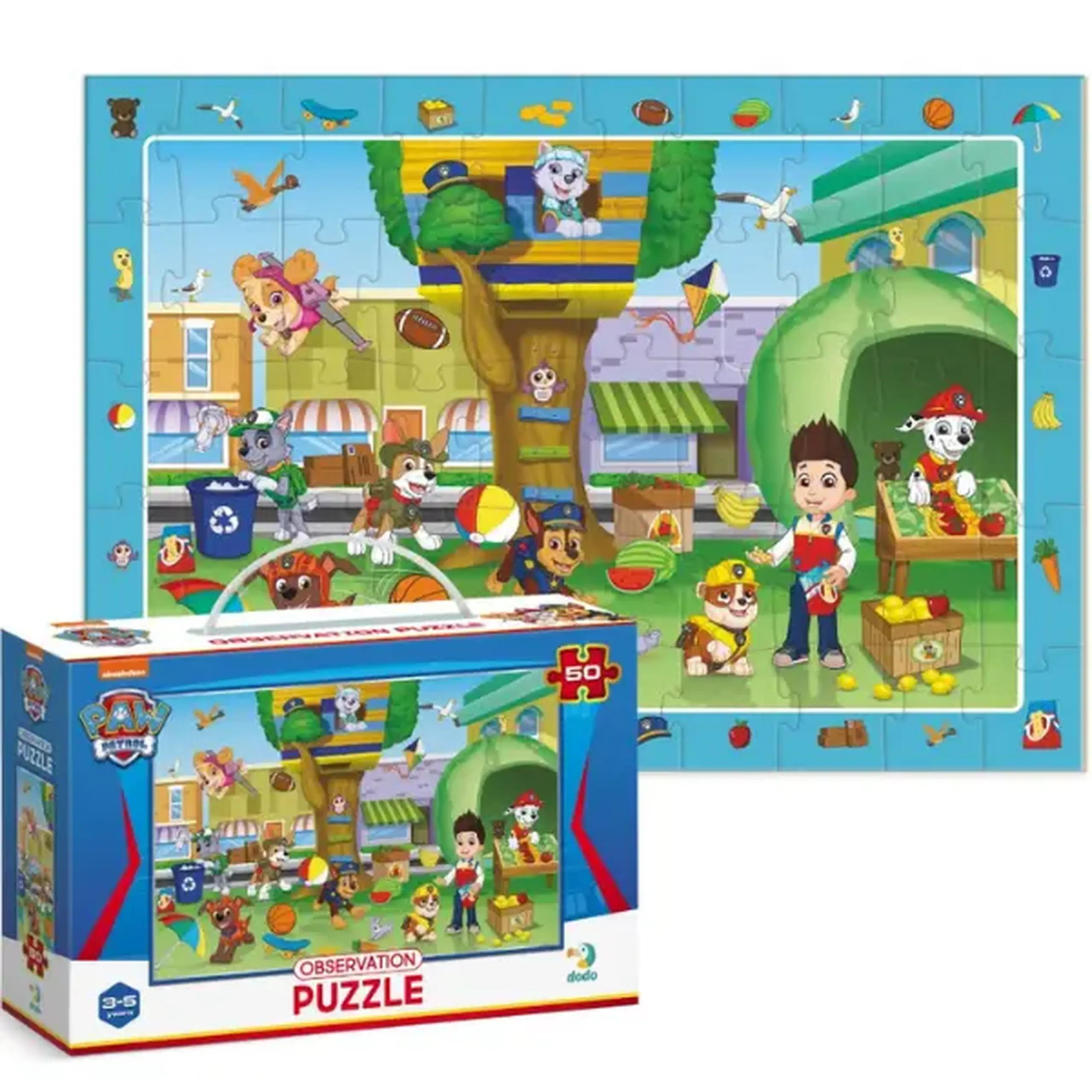 Puzzle "Distracție de vară", seria Patrula cățelușilor, 50 elem.