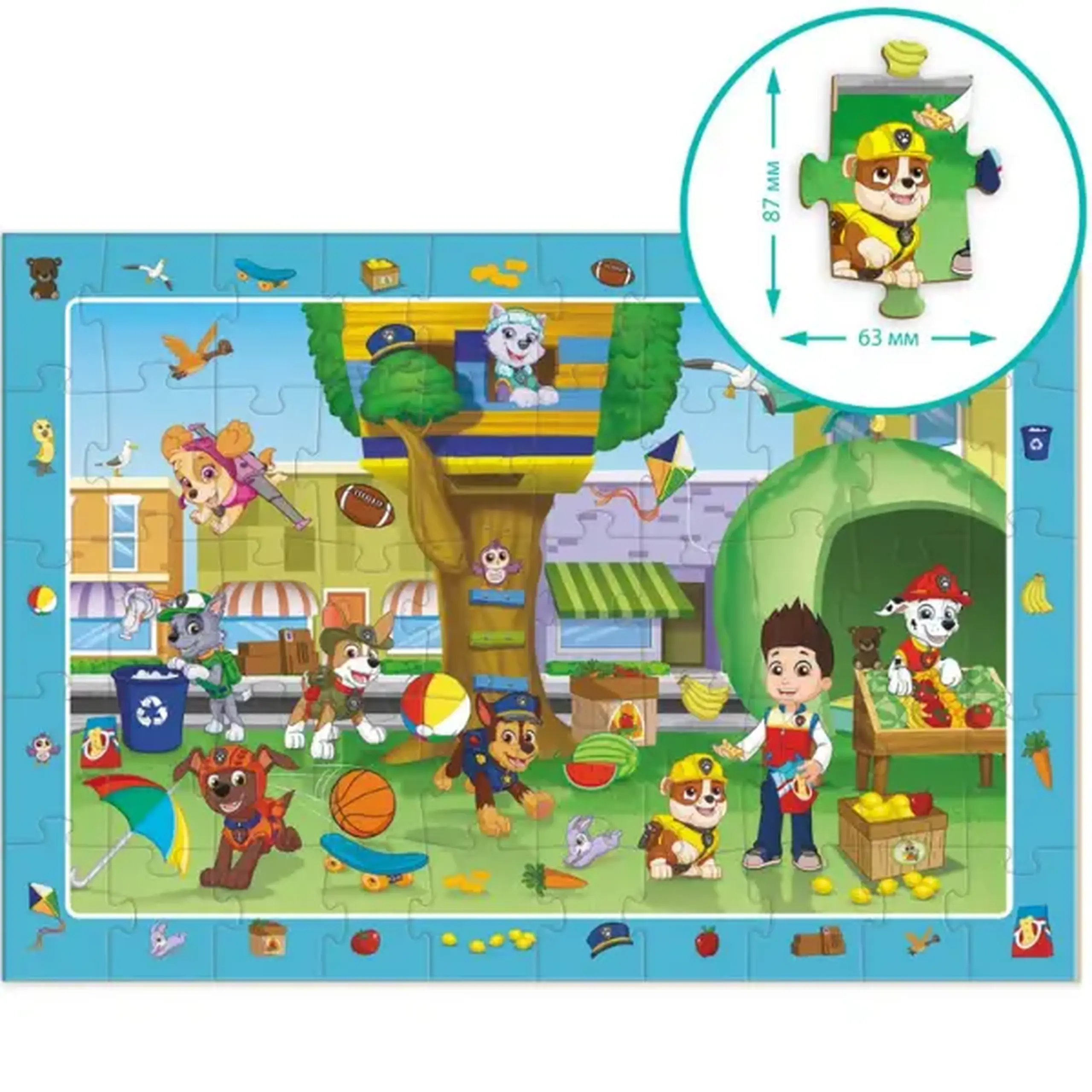 Puzzle "Distracție de vară", seria Patrula cățelușilor, 50 elem.
