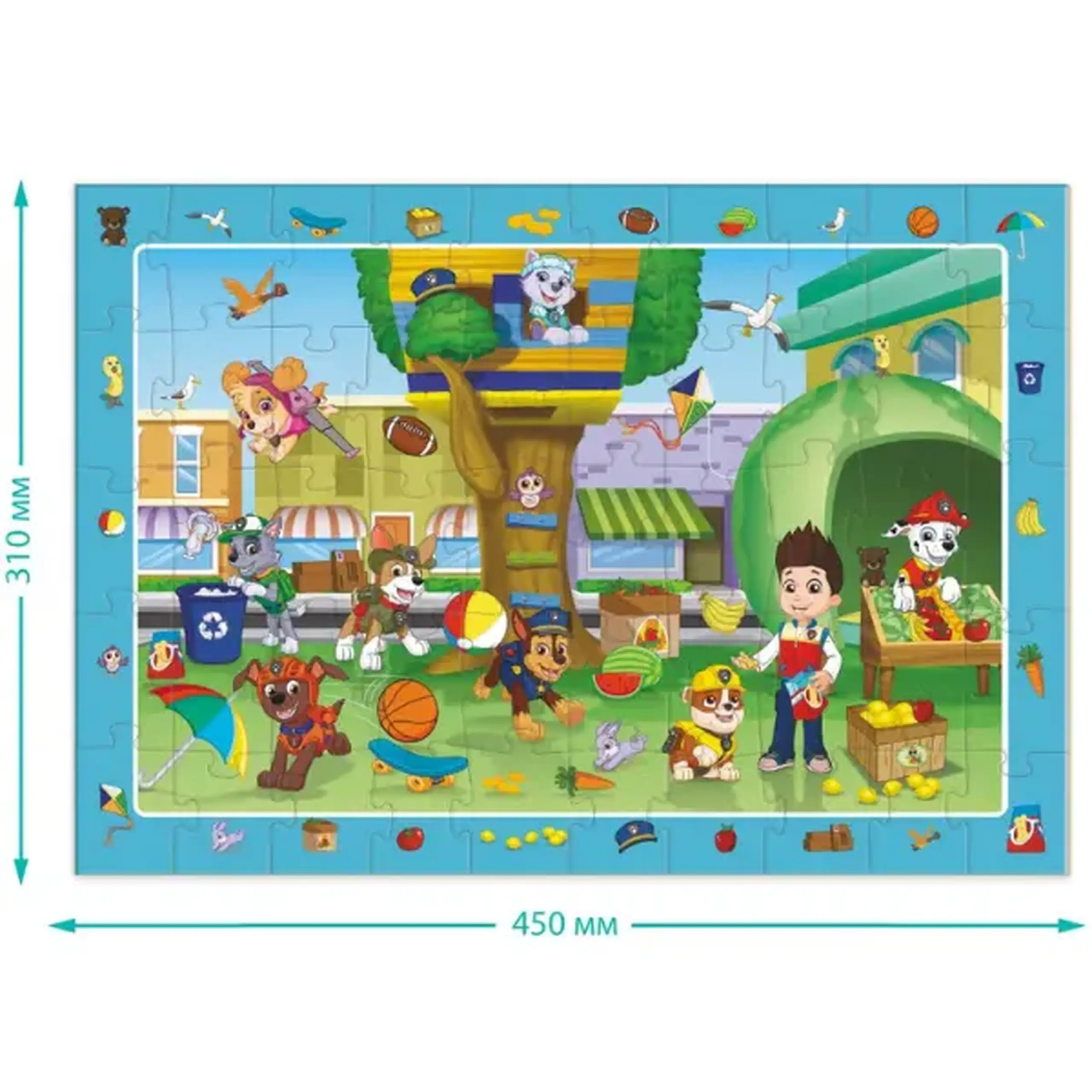 Puzzle "Distracție de vară", seria Patrula cățelușilor, 50 elem.