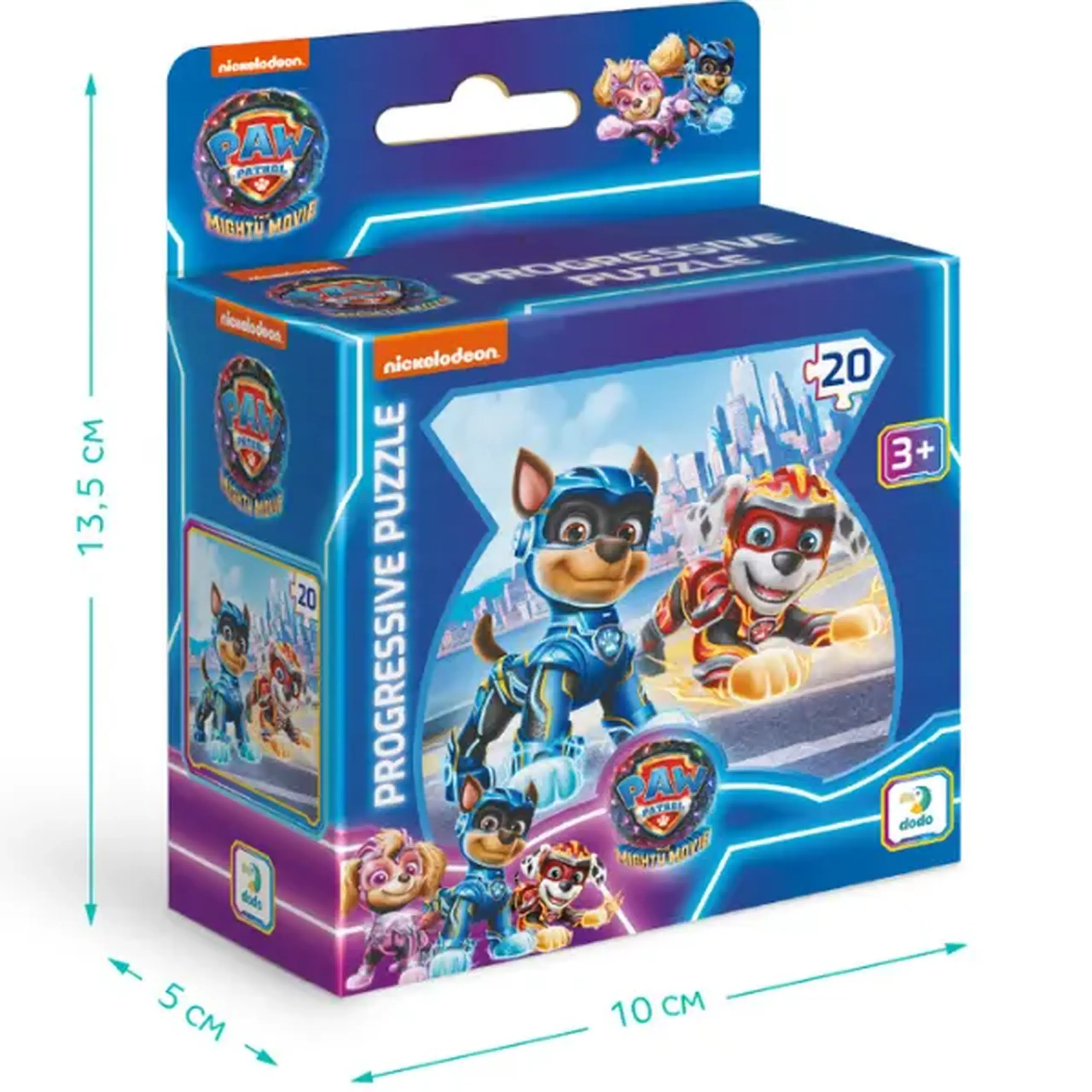 Puzzle "Chase și Marshal", seria Patrula cățelușilor, 20 elem.