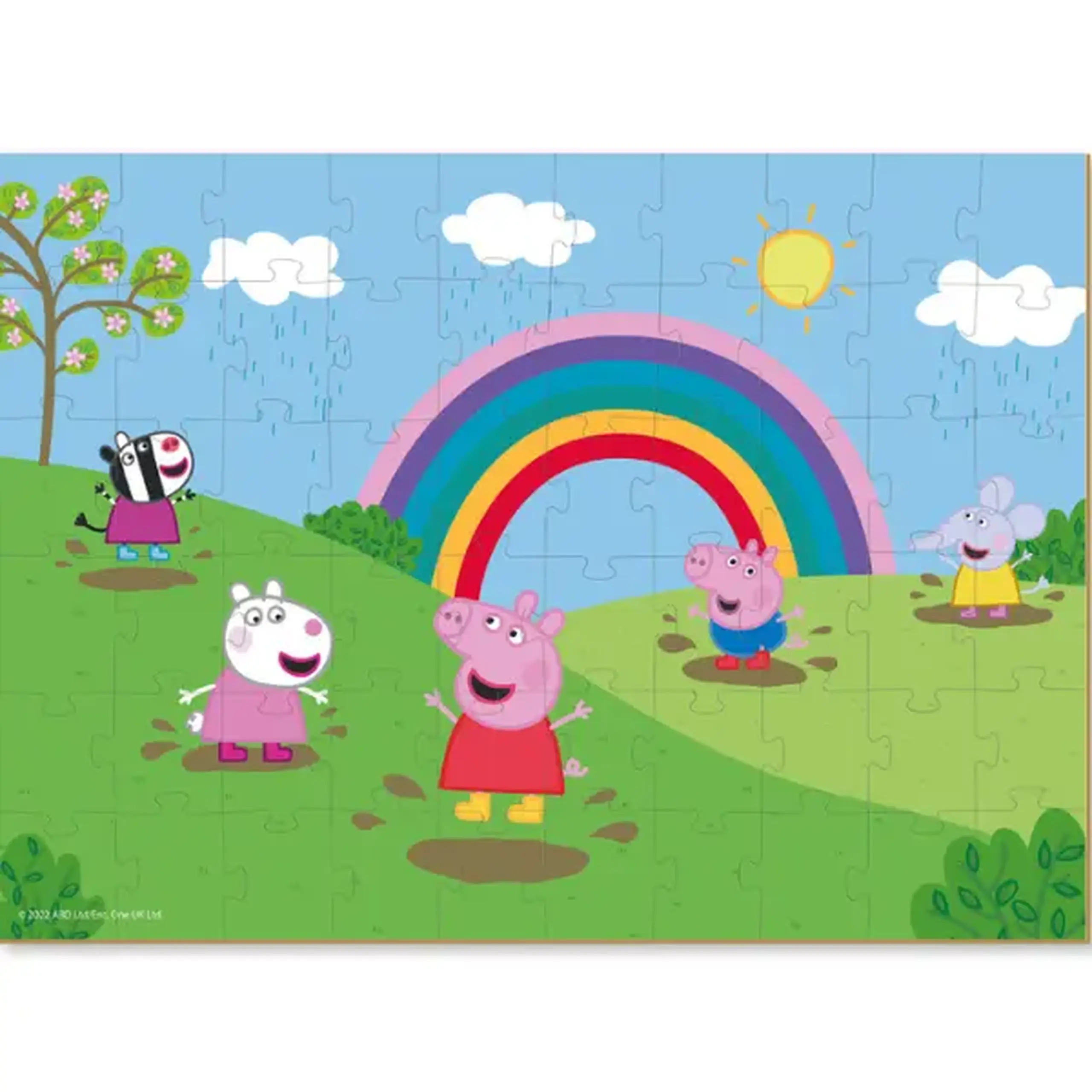 Puzzle "Distracție în ploaie", seria Peppa Pig, 60 elem.