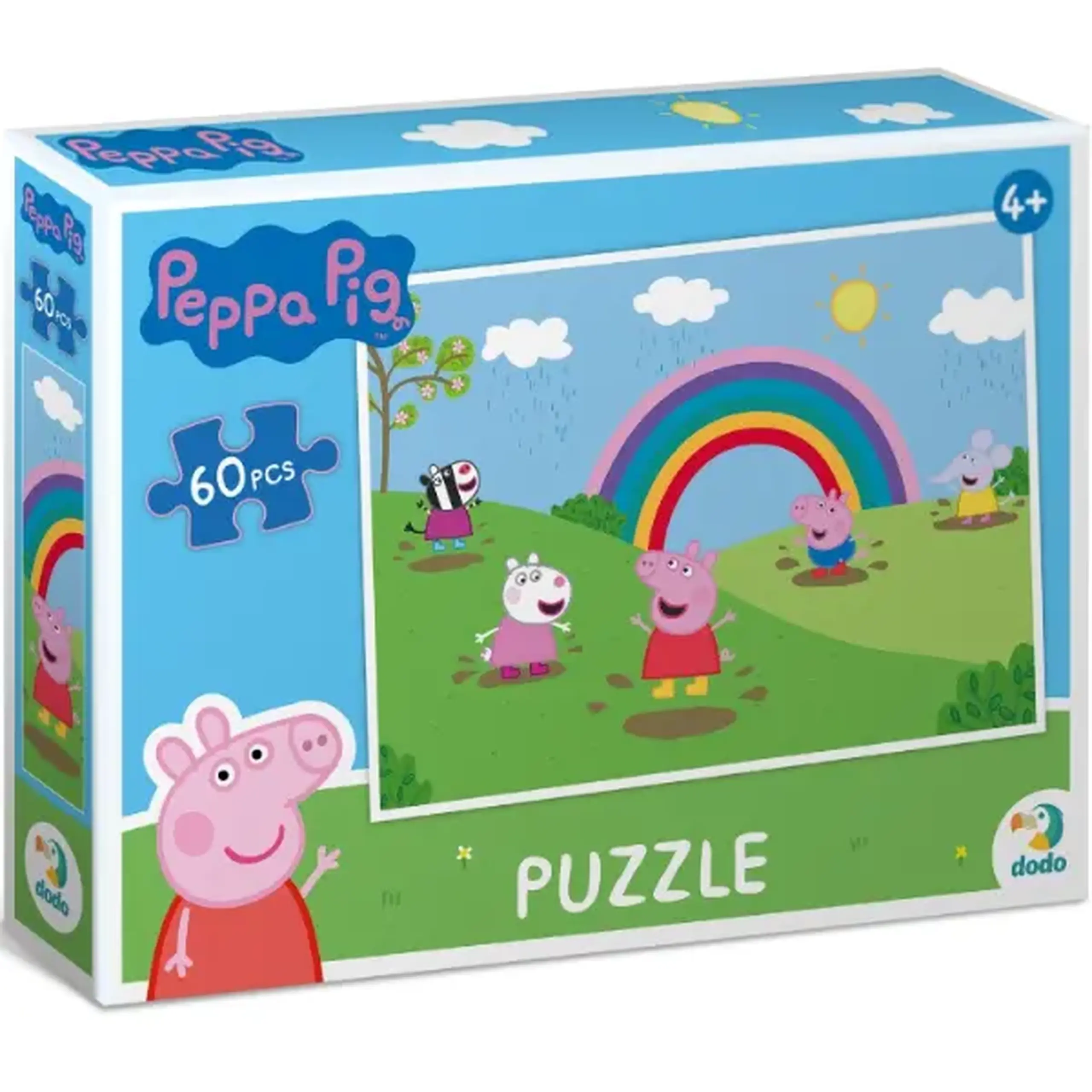 Puzzle "Distracție în ploaie", seria Peppa Pig, 60 elem.