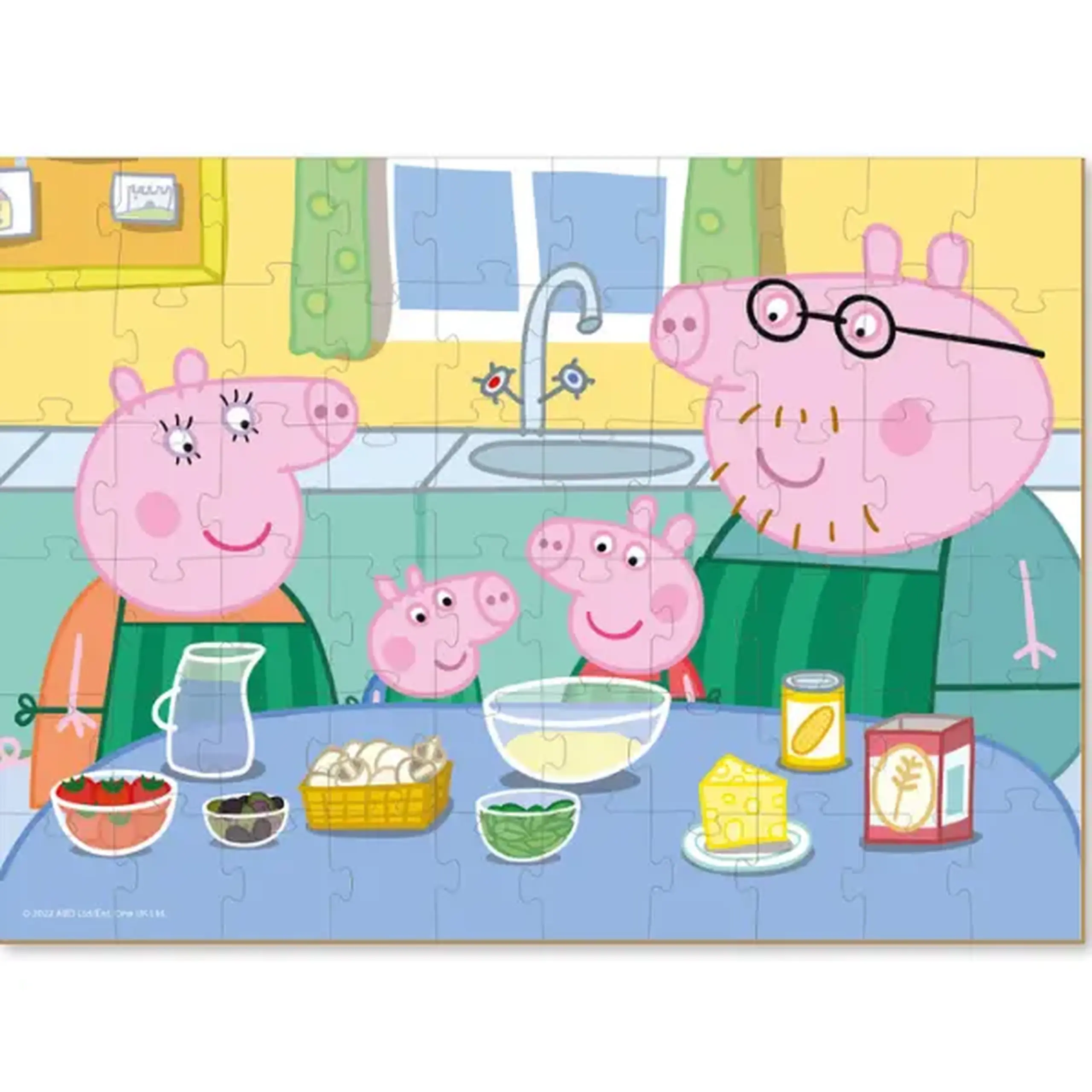 Puzzle "Gătim împreună", seria Peppa Pig, 60 elem.