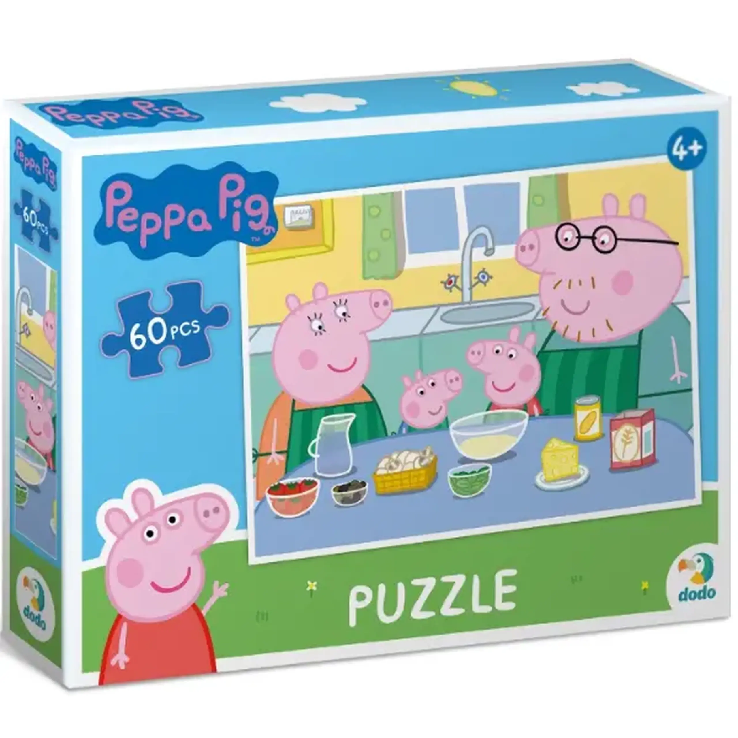 Puzzle "Gătim împreună", seria Peppa Pig, 60 elem.