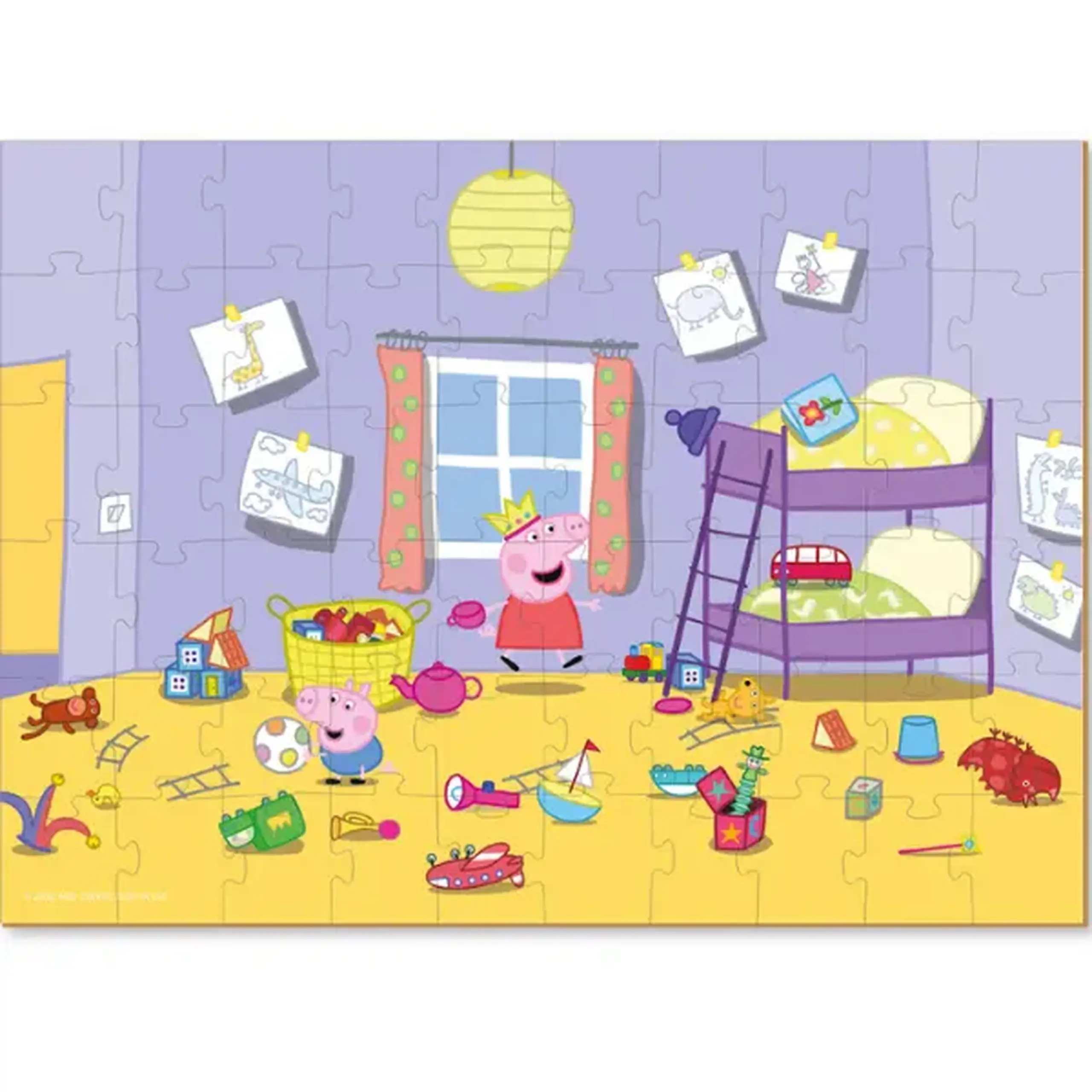 Puzzle "Curățenie distractivă", seria Peppa Pig, 60 elem.