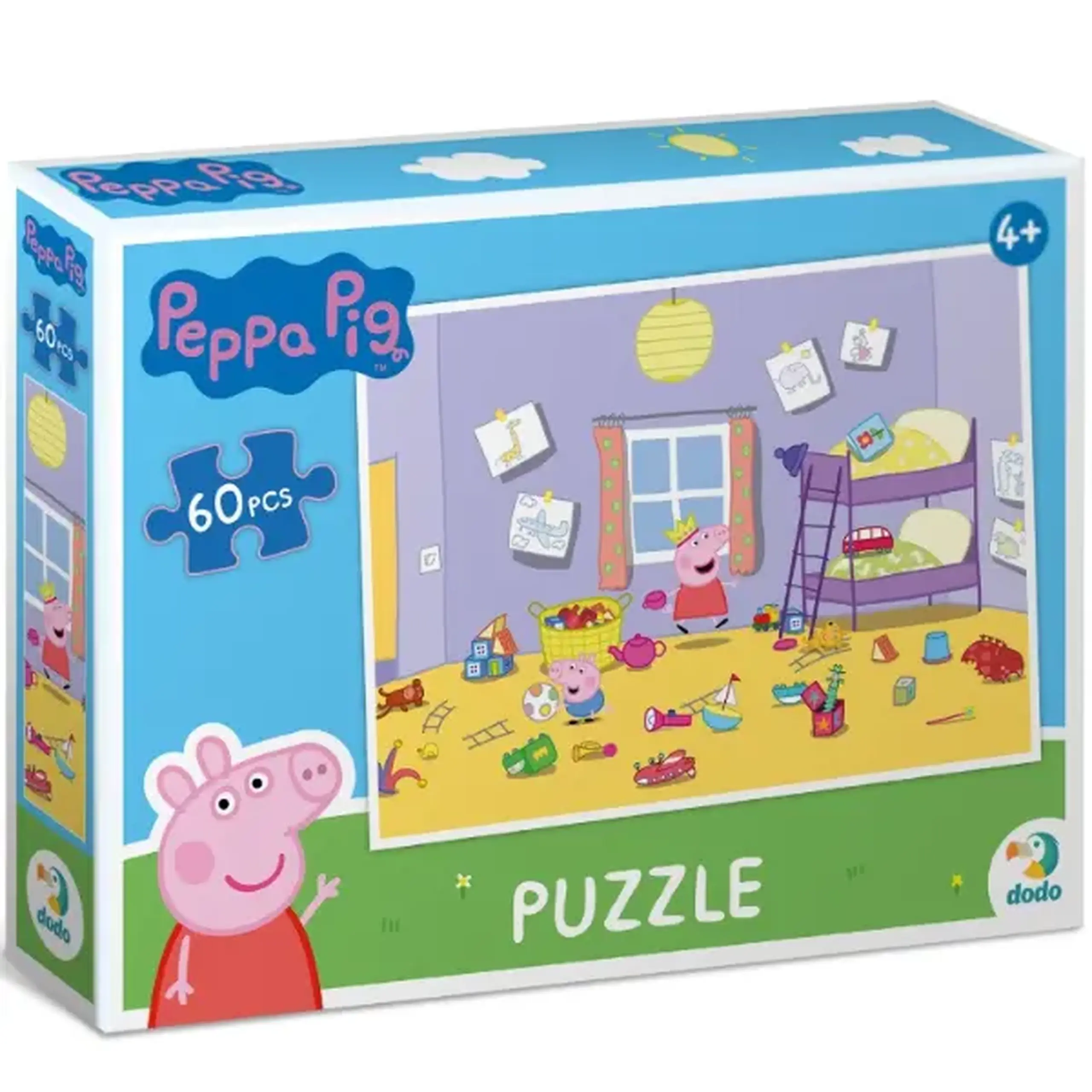 Puzzle "Curățenie distractivă", seria Peppa Pig, 60 elem.