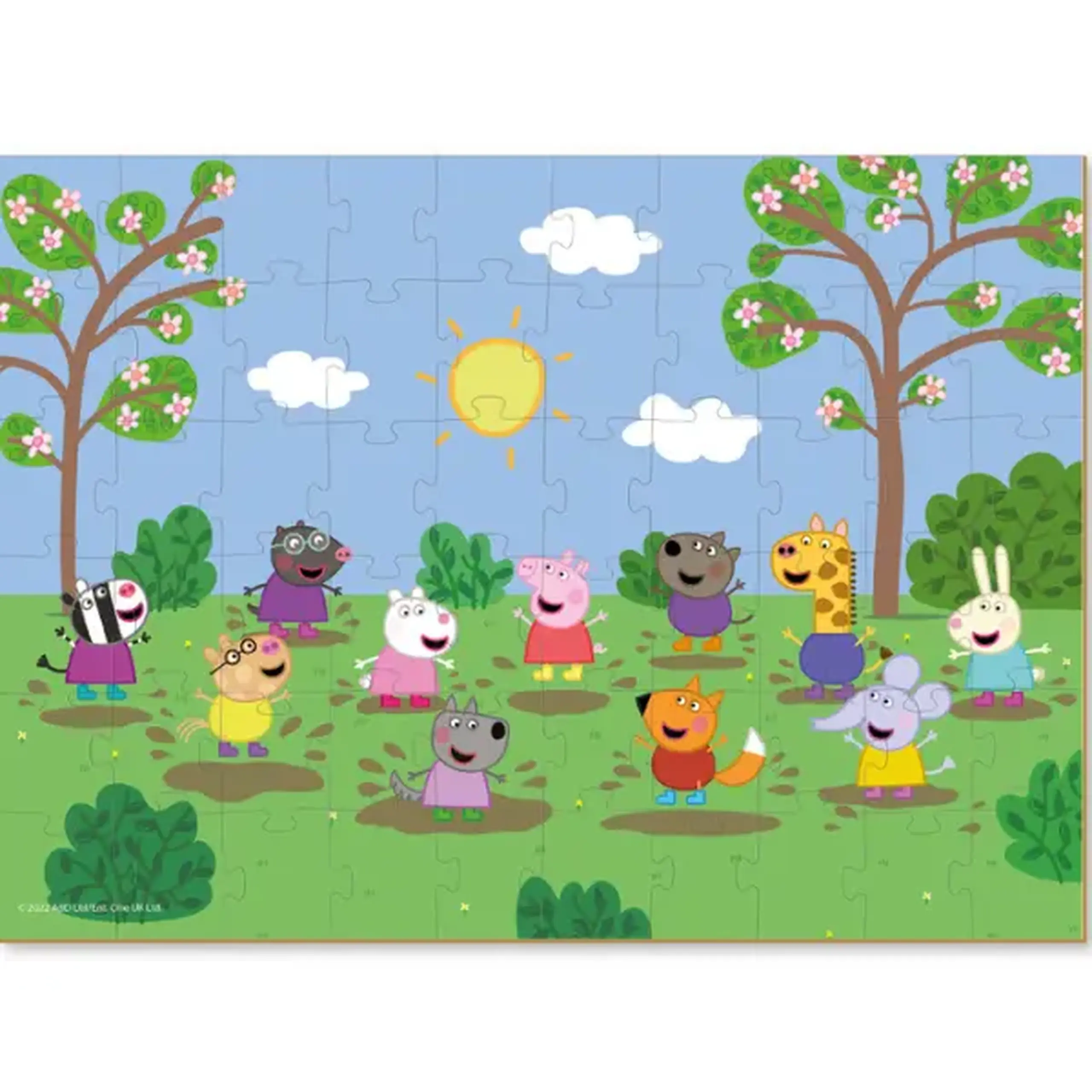 Puzzle "Jocul cu prietenii", seria Peppa Pig, 60 elem.