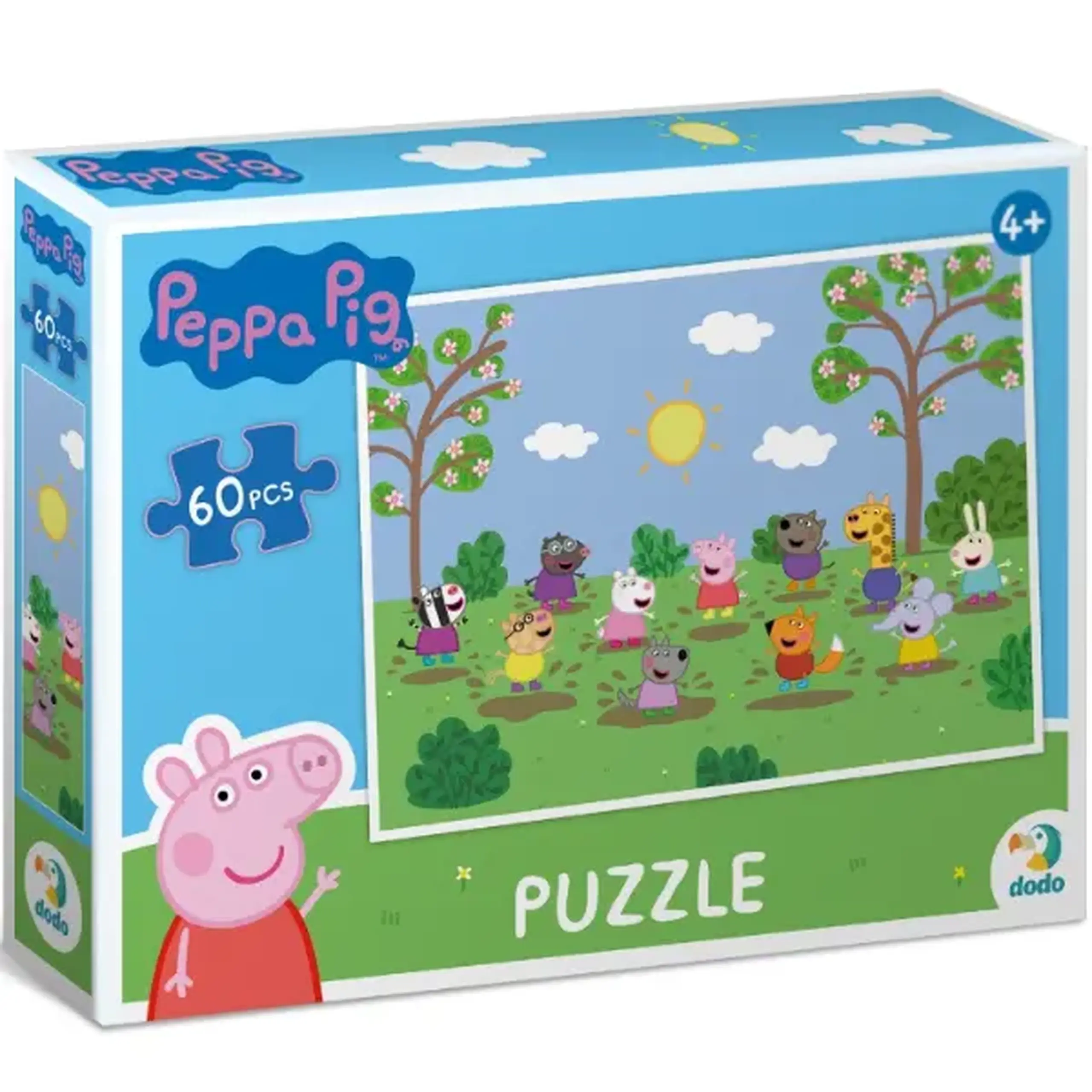 Puzzle "Jocul cu prietenii", seria Peppa Pig, 60 elem.