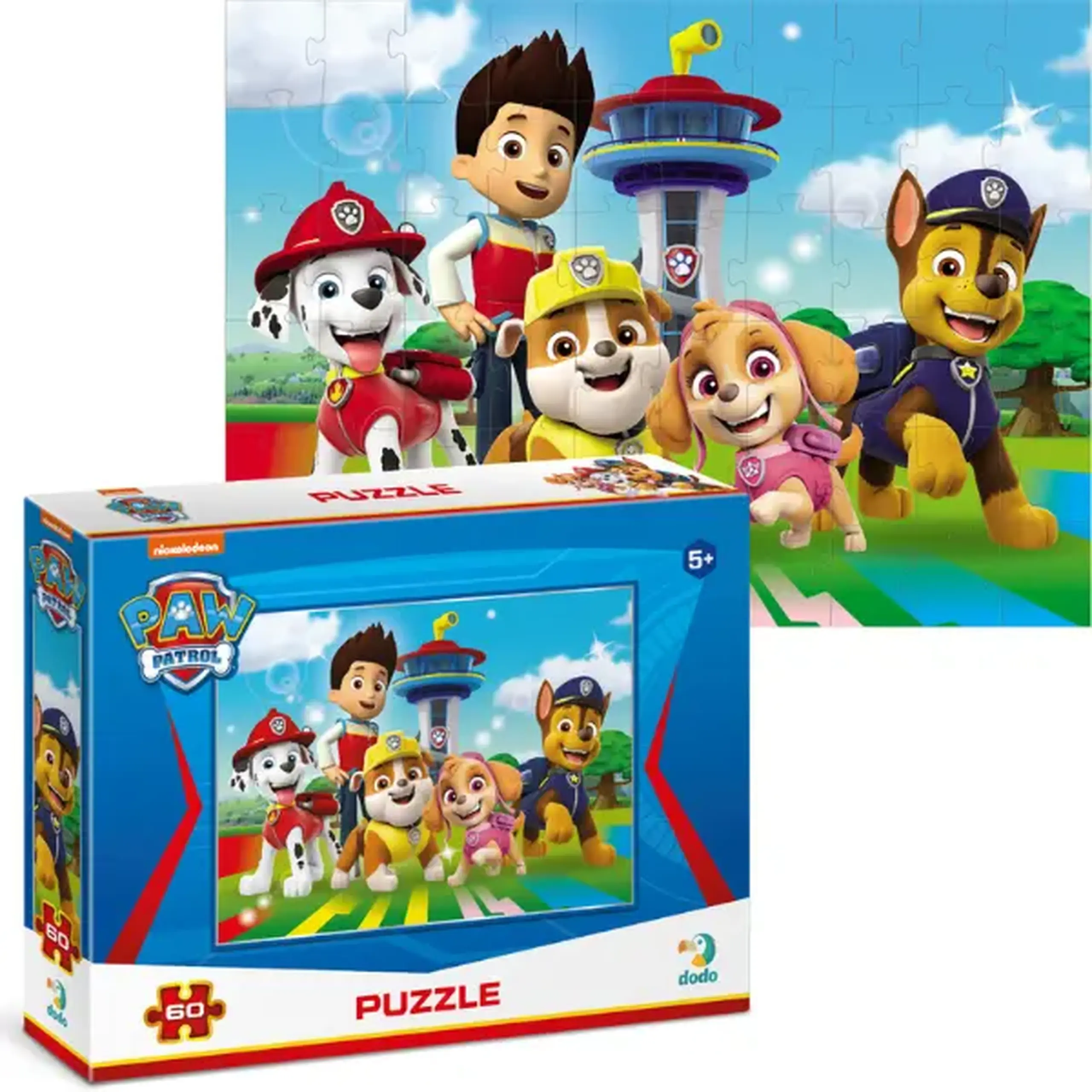 Puzzle "Meșteri", seria Patrula cățelușilor, 60 elem.