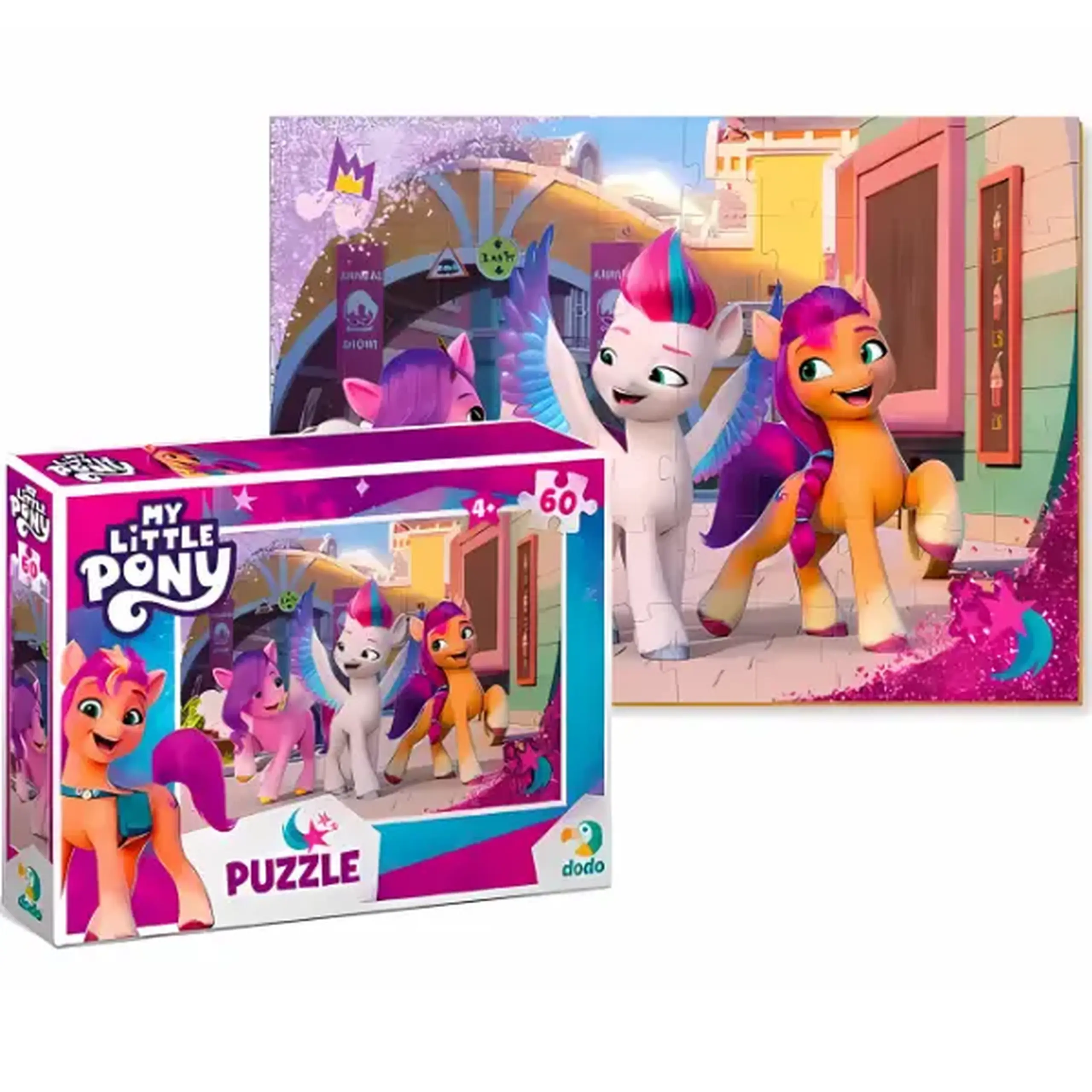 Puzzle "Plimbare în oraș", seria My Little Pony, 60 elem.