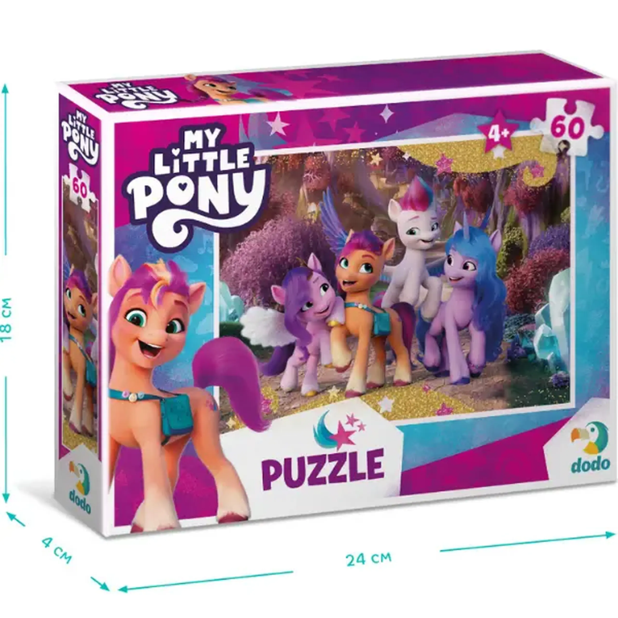 Puzzle "Pădurea magică", seria My Little Pony, 60 elem.