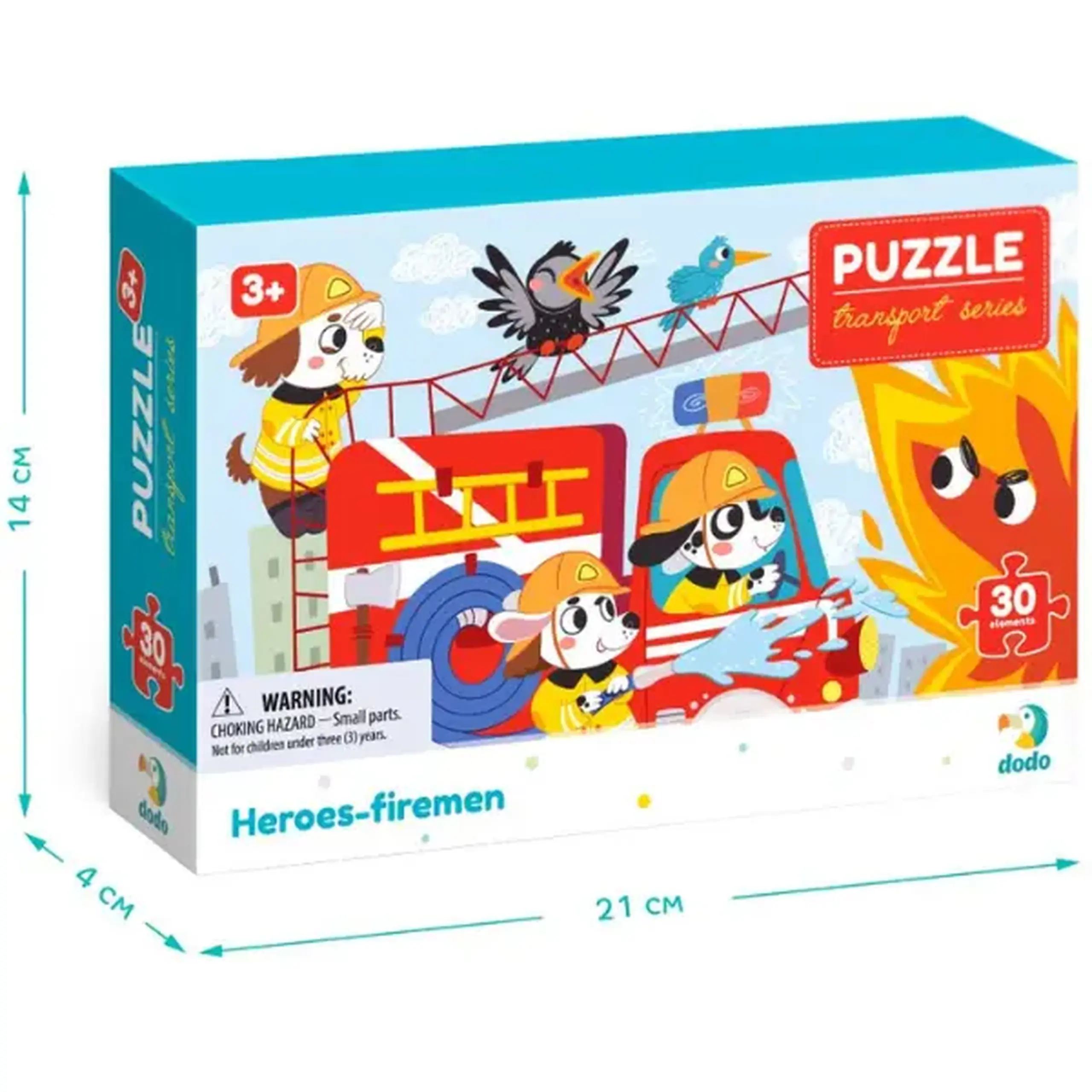 Puzzle "Eroii Pompieri", seria Transport, 30 elem.