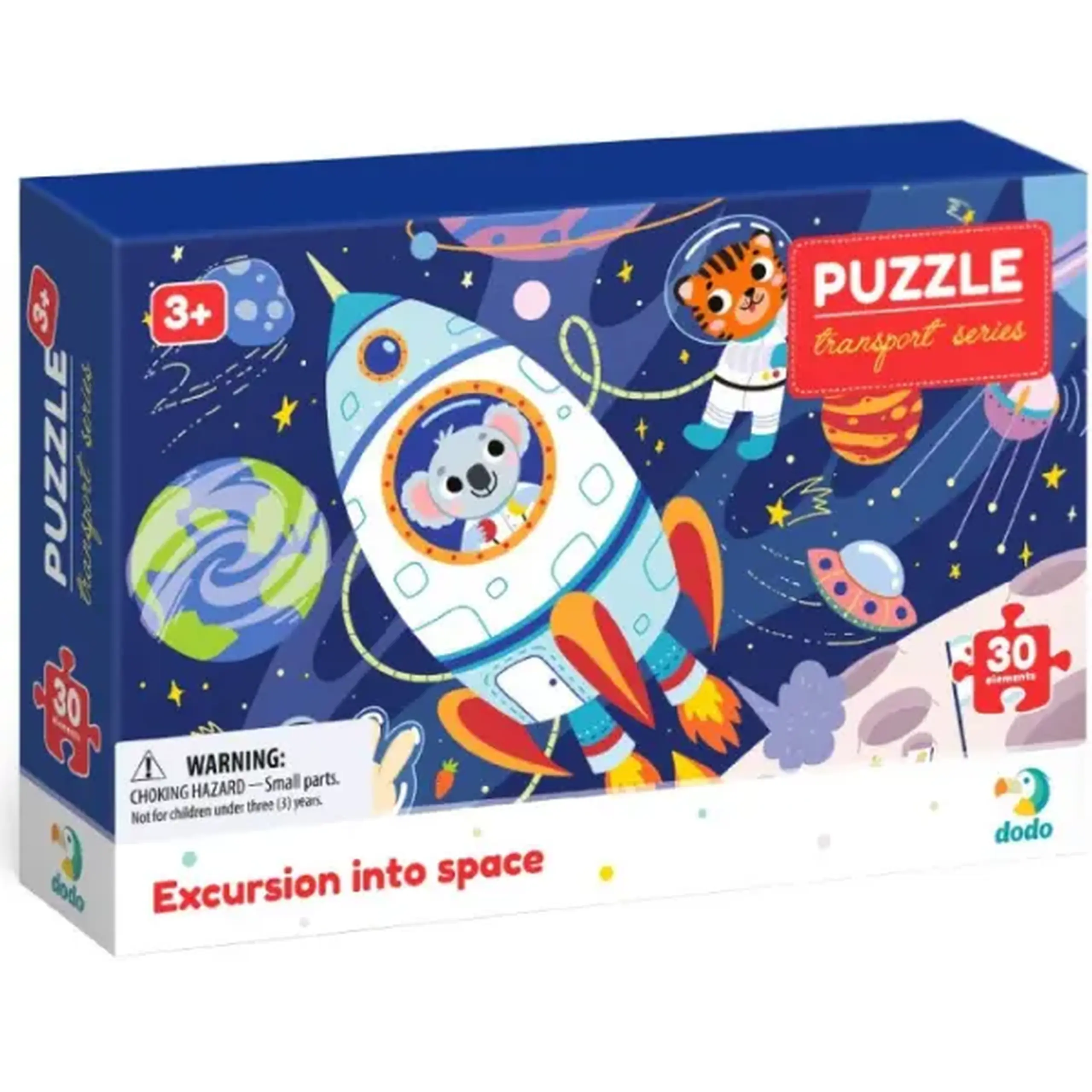 Puzzle "Excursie în spațiu", seria Transport, 30 elem.