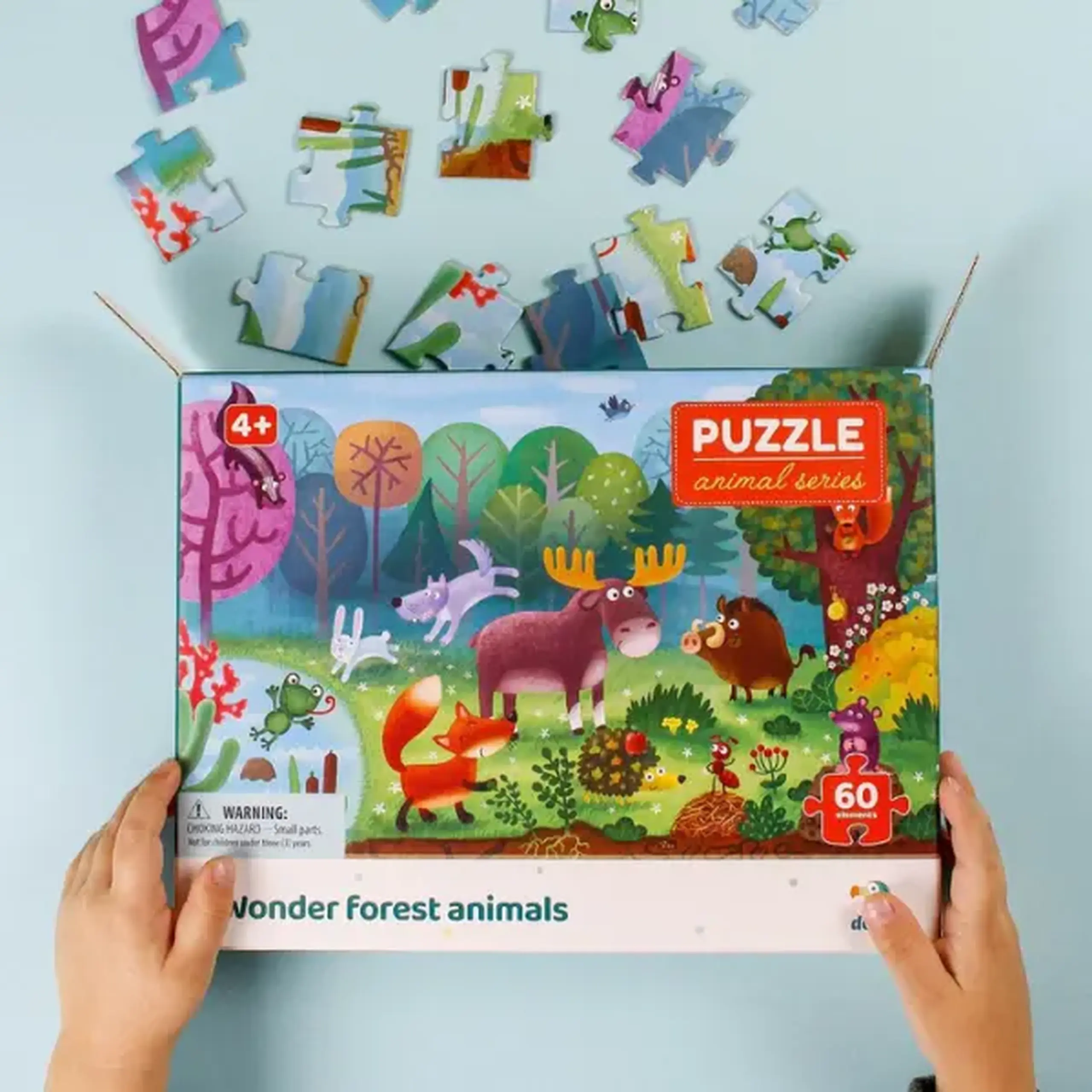 Puzzle "Animale minunate din pădure", seria Animale, 60 elem.