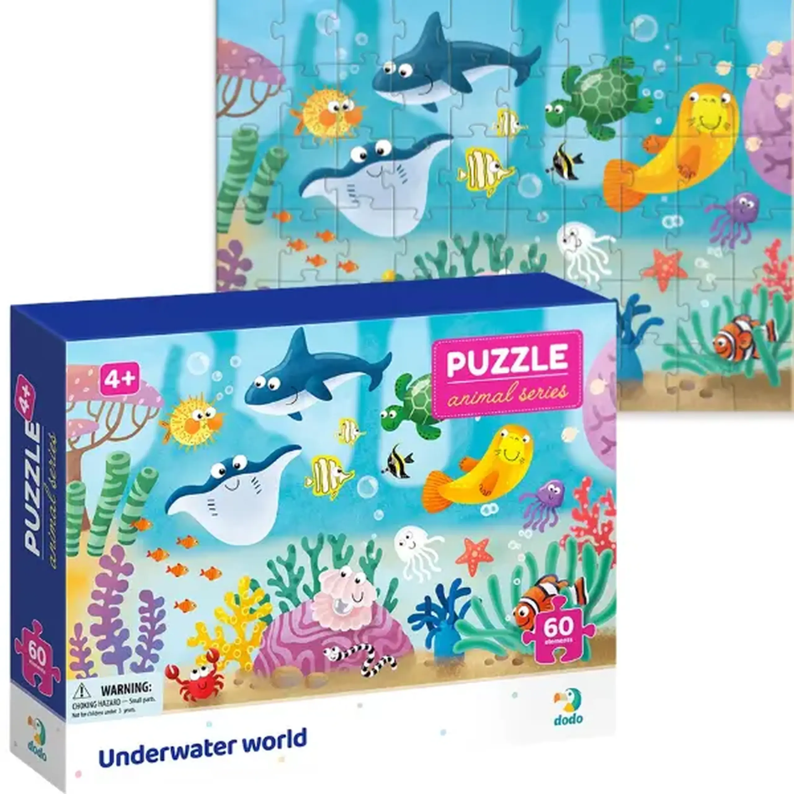 Puzzle "Lumea subacvatică", seria Animale, 60 elem.