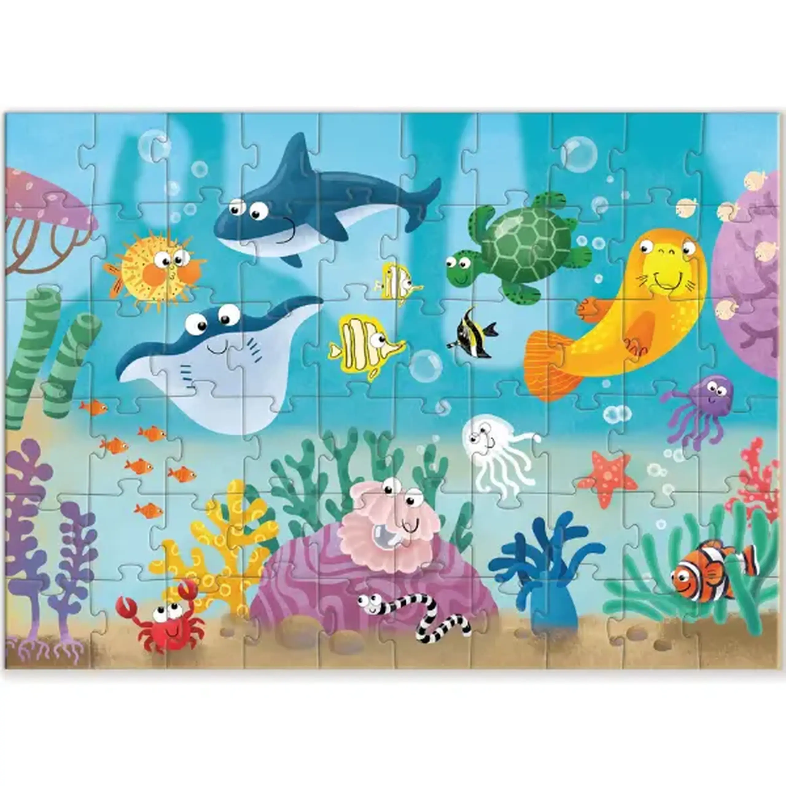Puzzle "Lumea subacvatică", seria Animale, 60 elem.