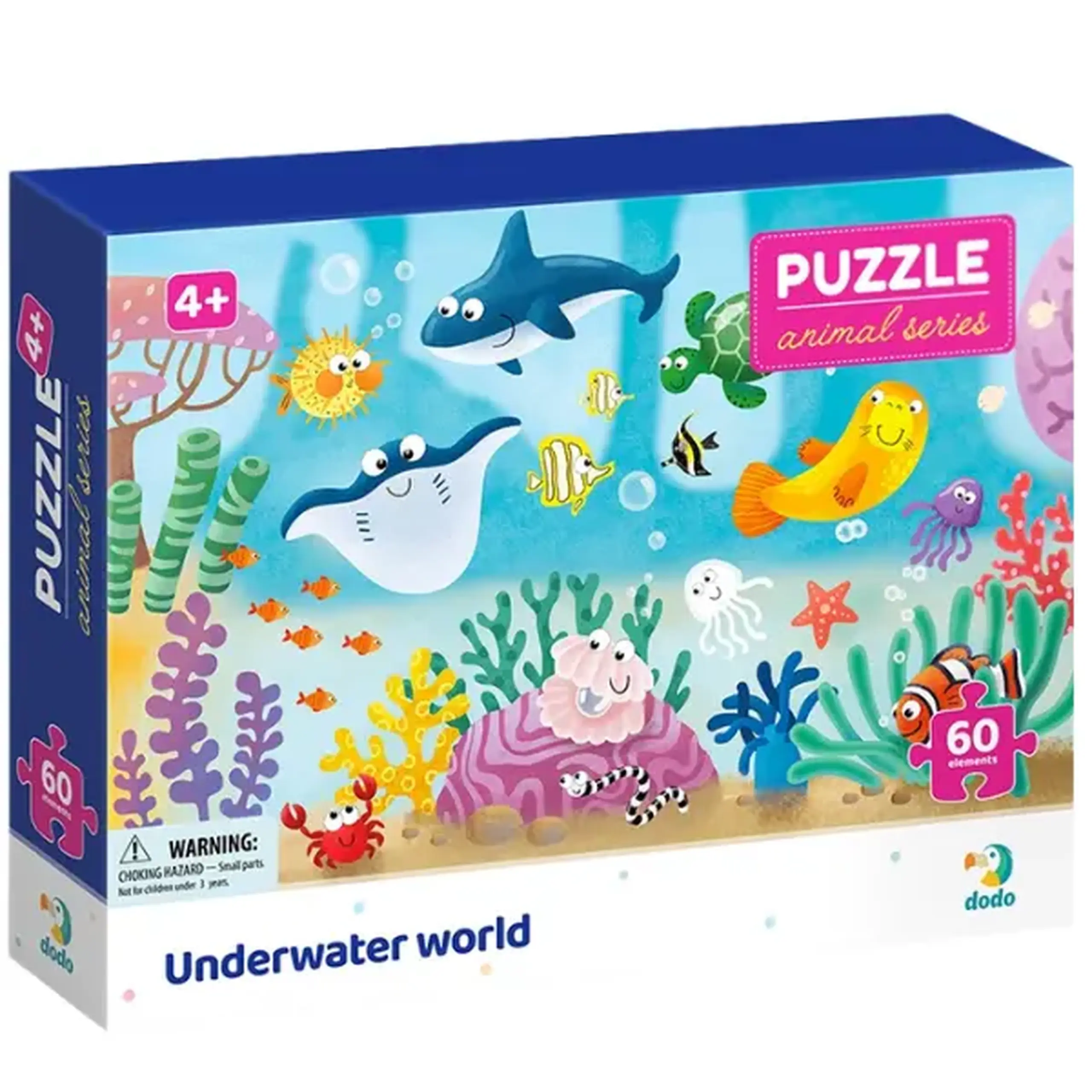 Puzzle "Lumea subacvatică", seria Animale, 60 elem.