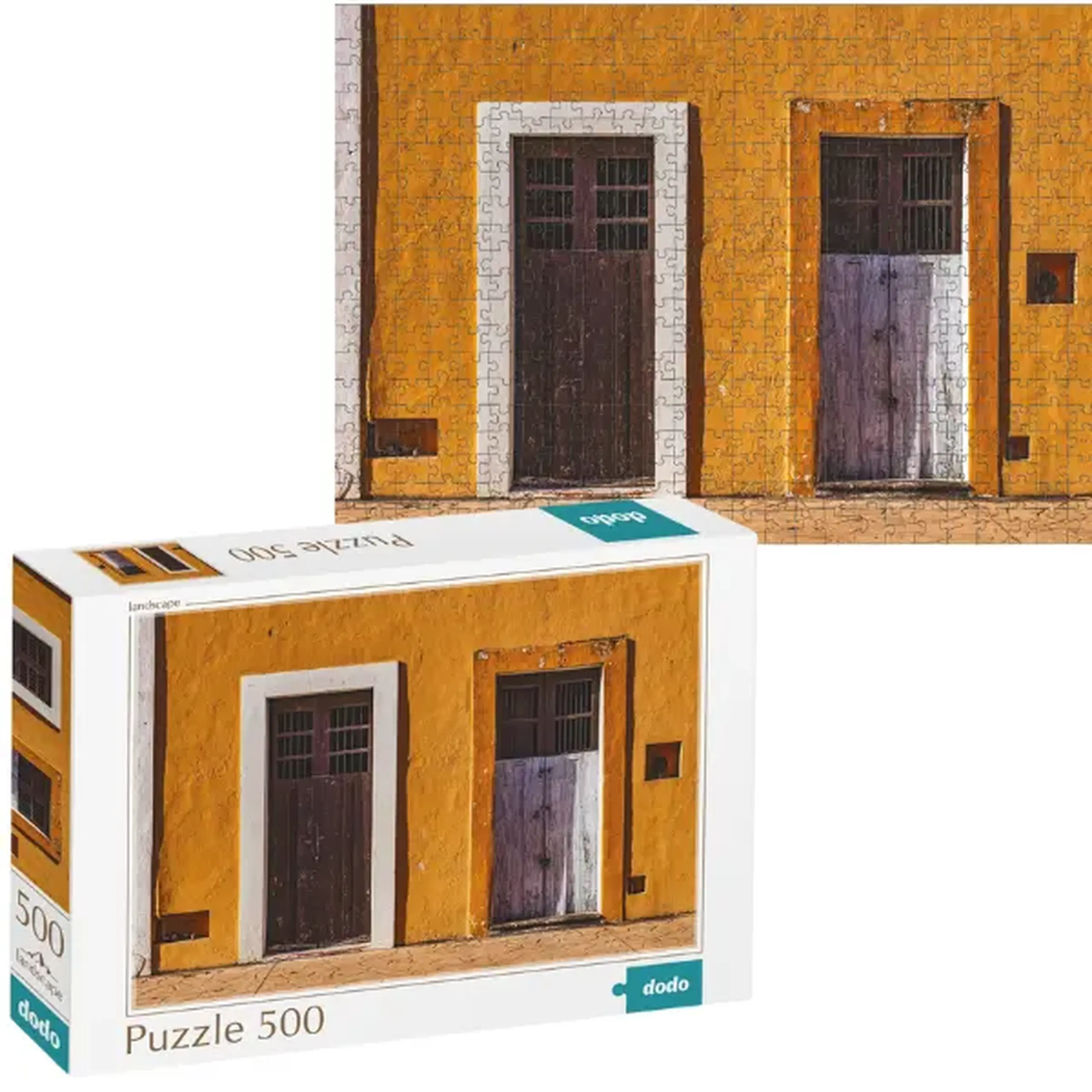 Puzzle "Casa galbenă", seria Peisaje, 500 elem.