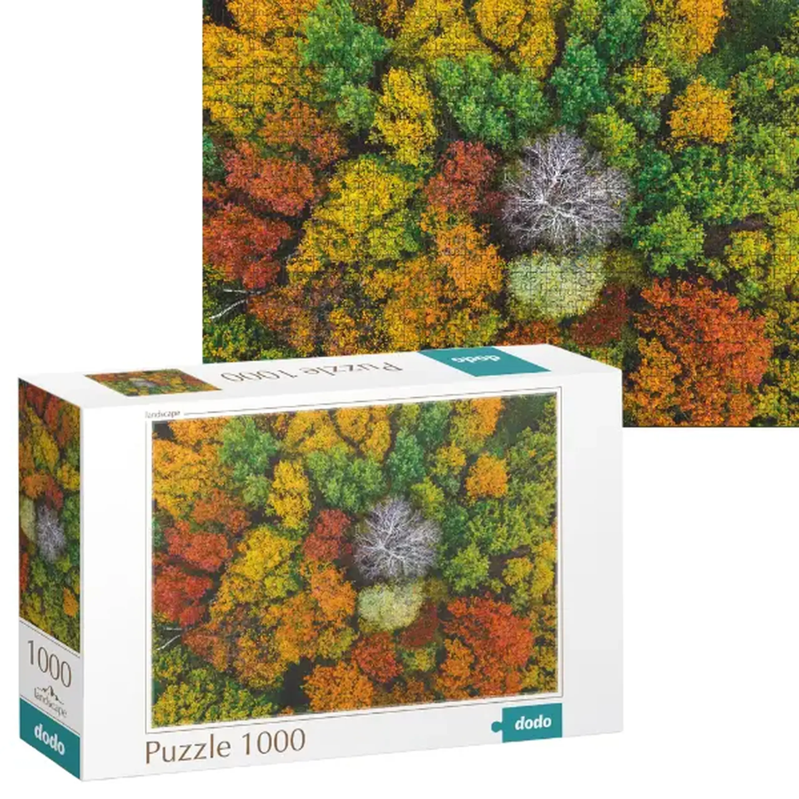 Puzzle "Satul Dzembronya. Ucraina", seria Peisaje, 1000 elem.