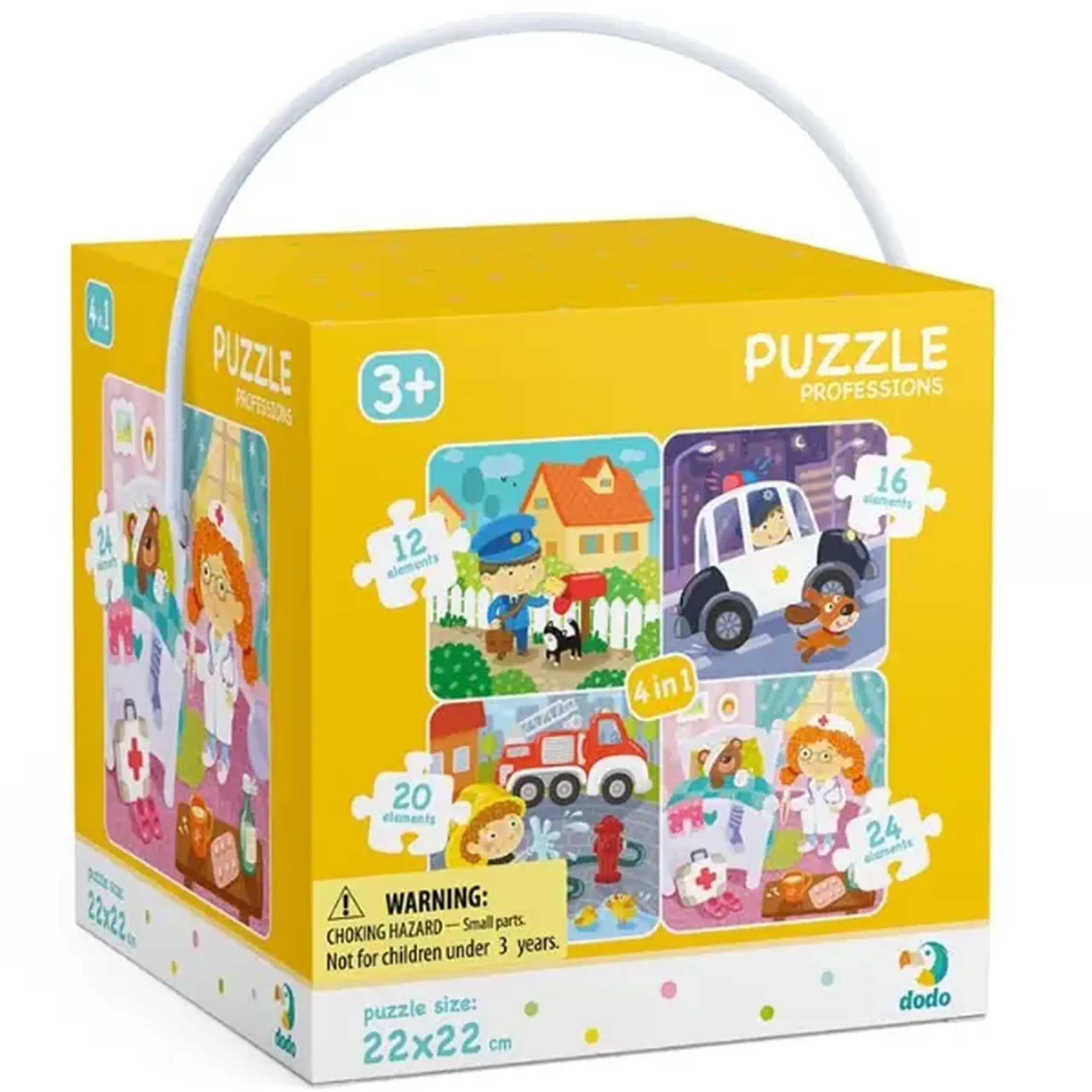 Puzzle 4 în 1 "Profesii"