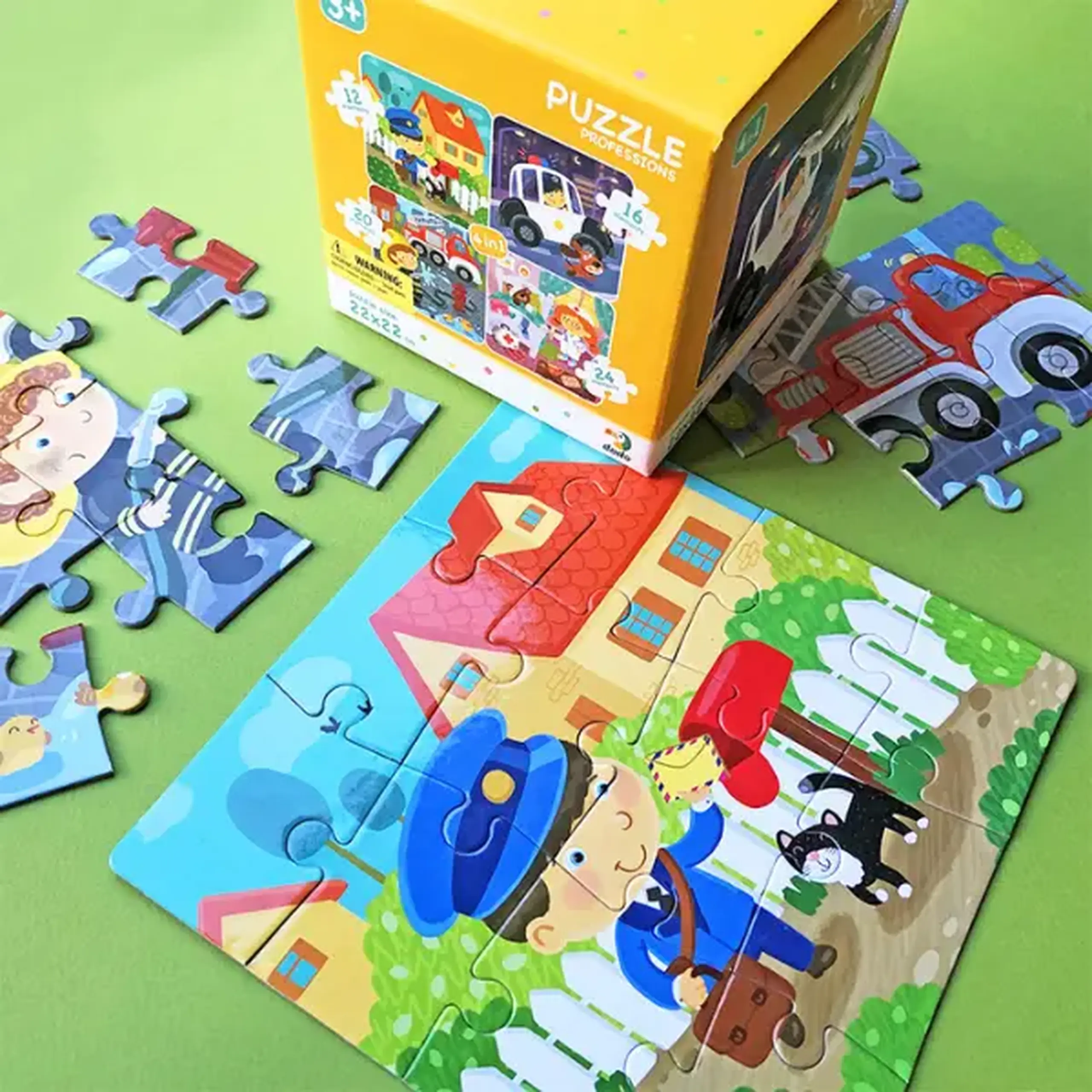 Puzzle 4 în 1 "Profesii"