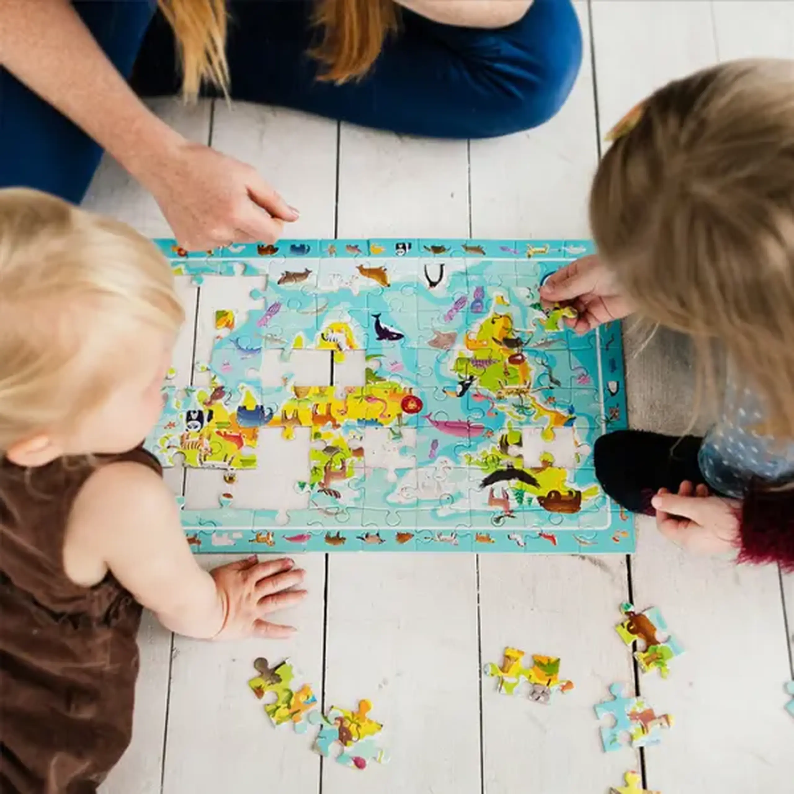 Puzzle "Lumea animalelor", seria Puzzle de observație, 80 elem.