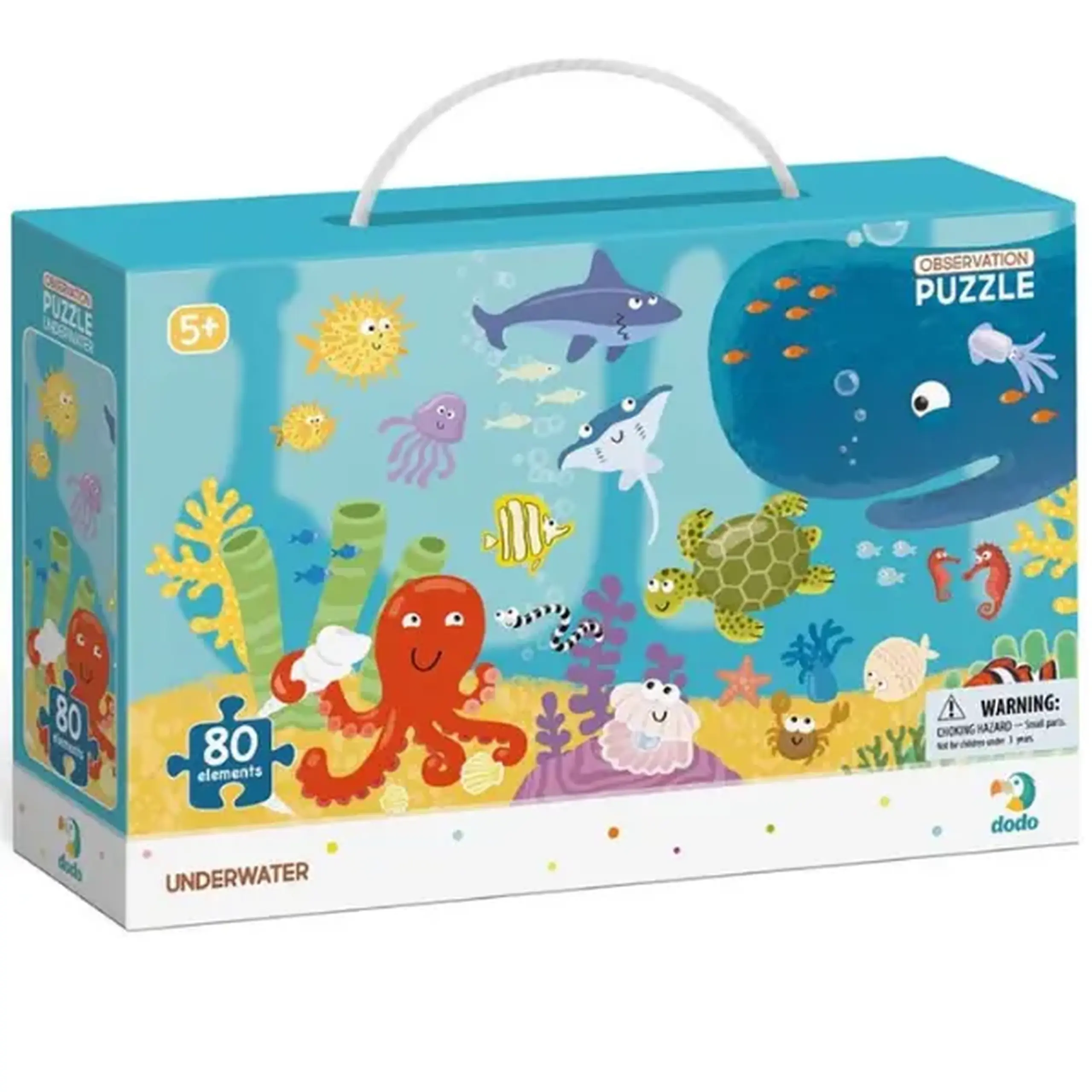 Puzzle "Sub apă", seria Puzzle de observație, 80 elem.