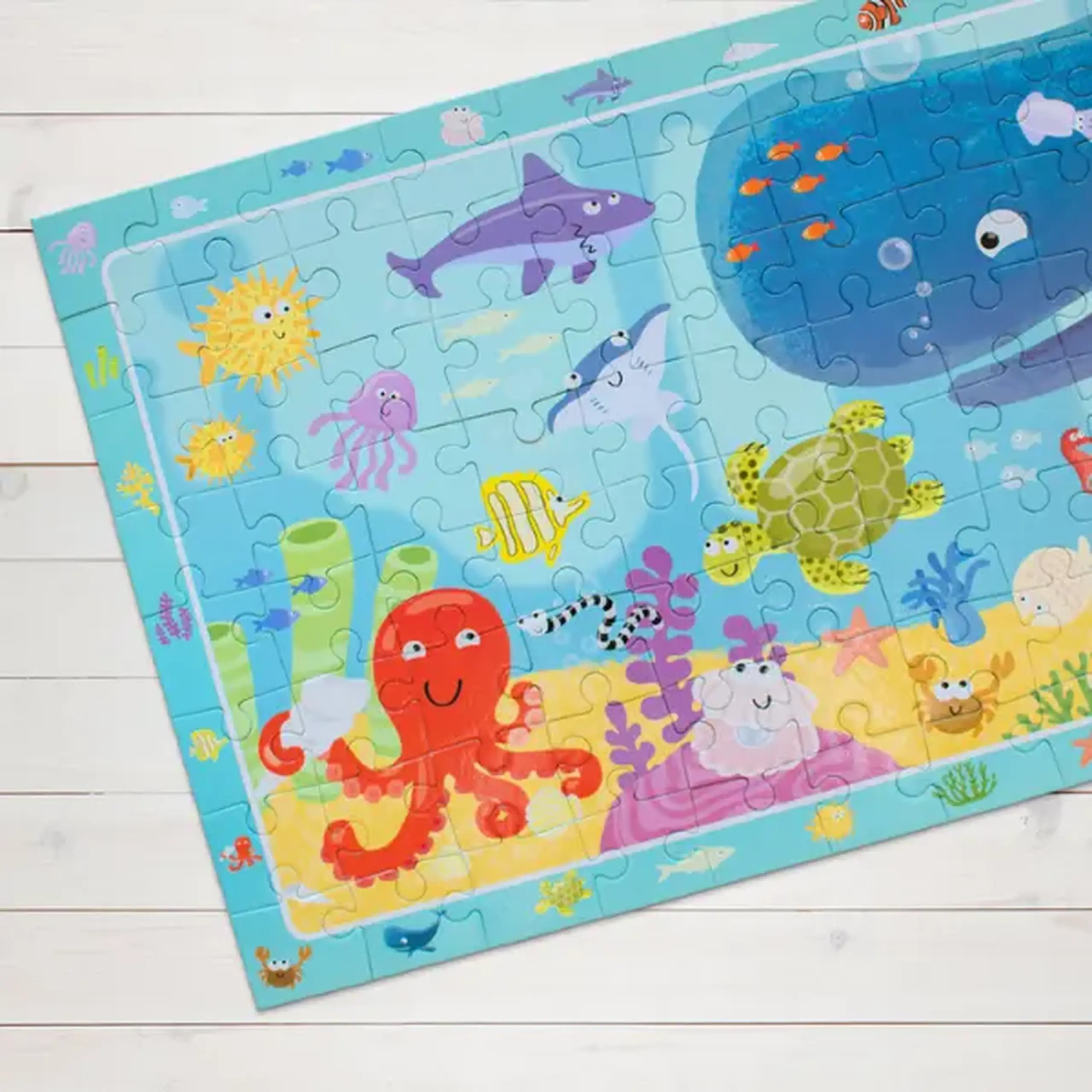 Puzzle "Sub apă", seria Puzzle de observație, 80 elem.