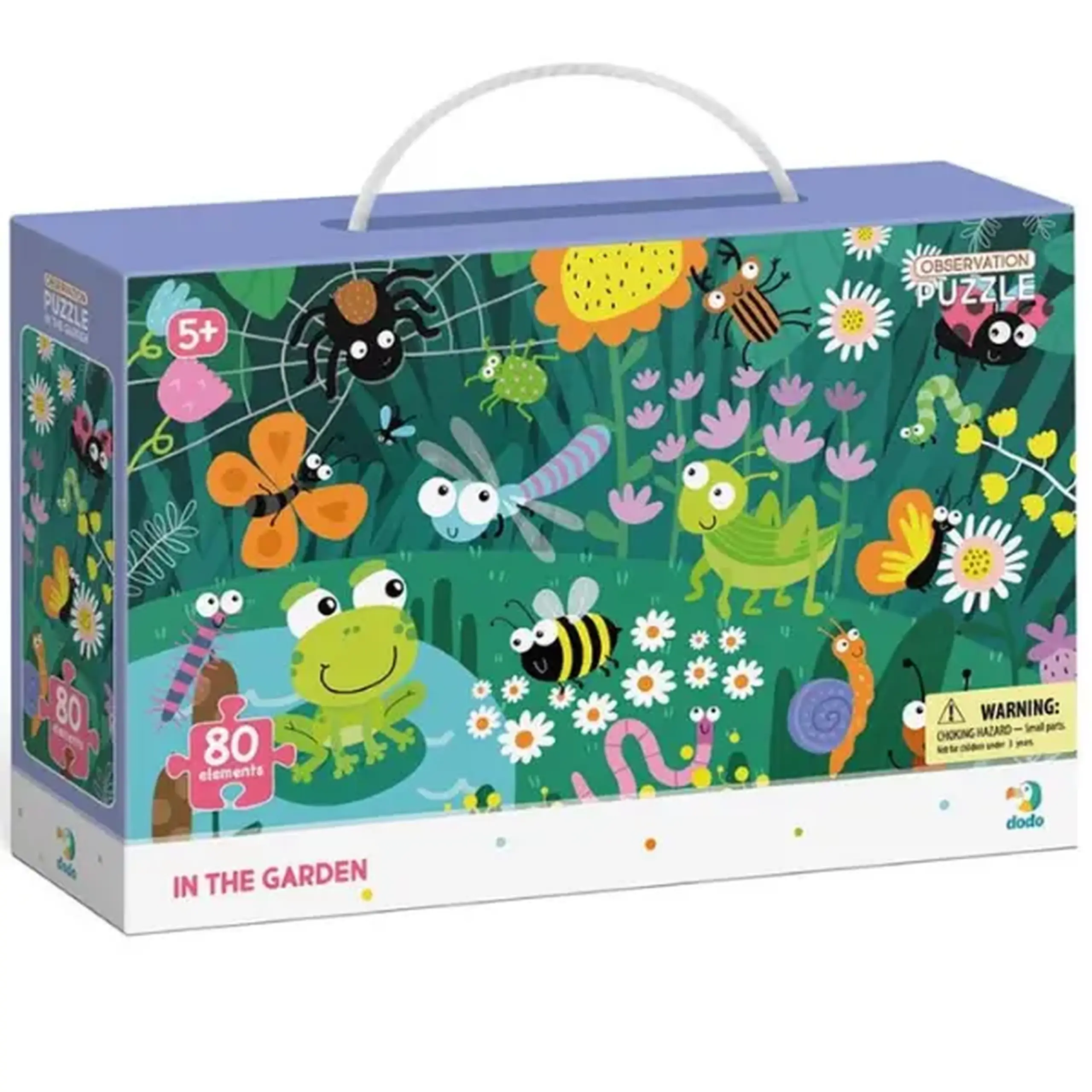 Puzzle "În grădină", seria Puzzle de observație, 80 elem.