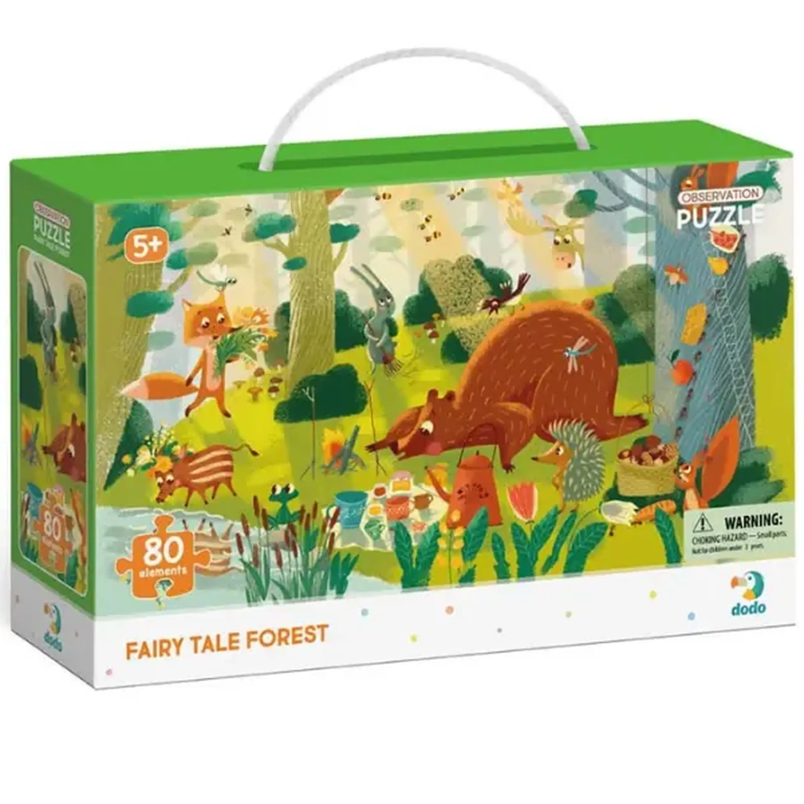 Puzzle "Pădure de basm", seria Puzzle de observație, 80 elem.