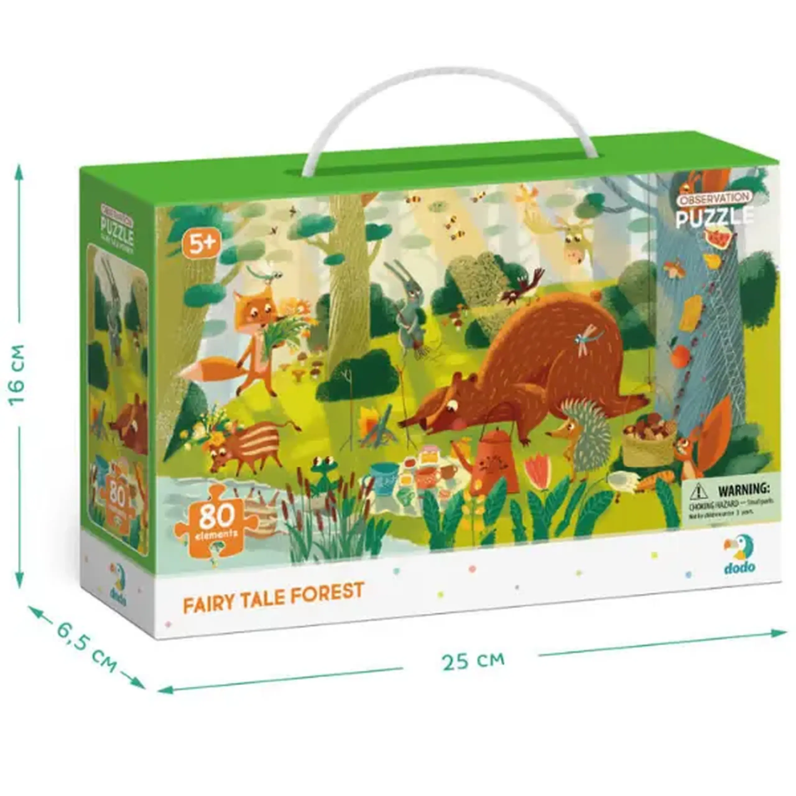 Puzzle "Pădure de basm", seria Puzzle de observație, 80 elem.