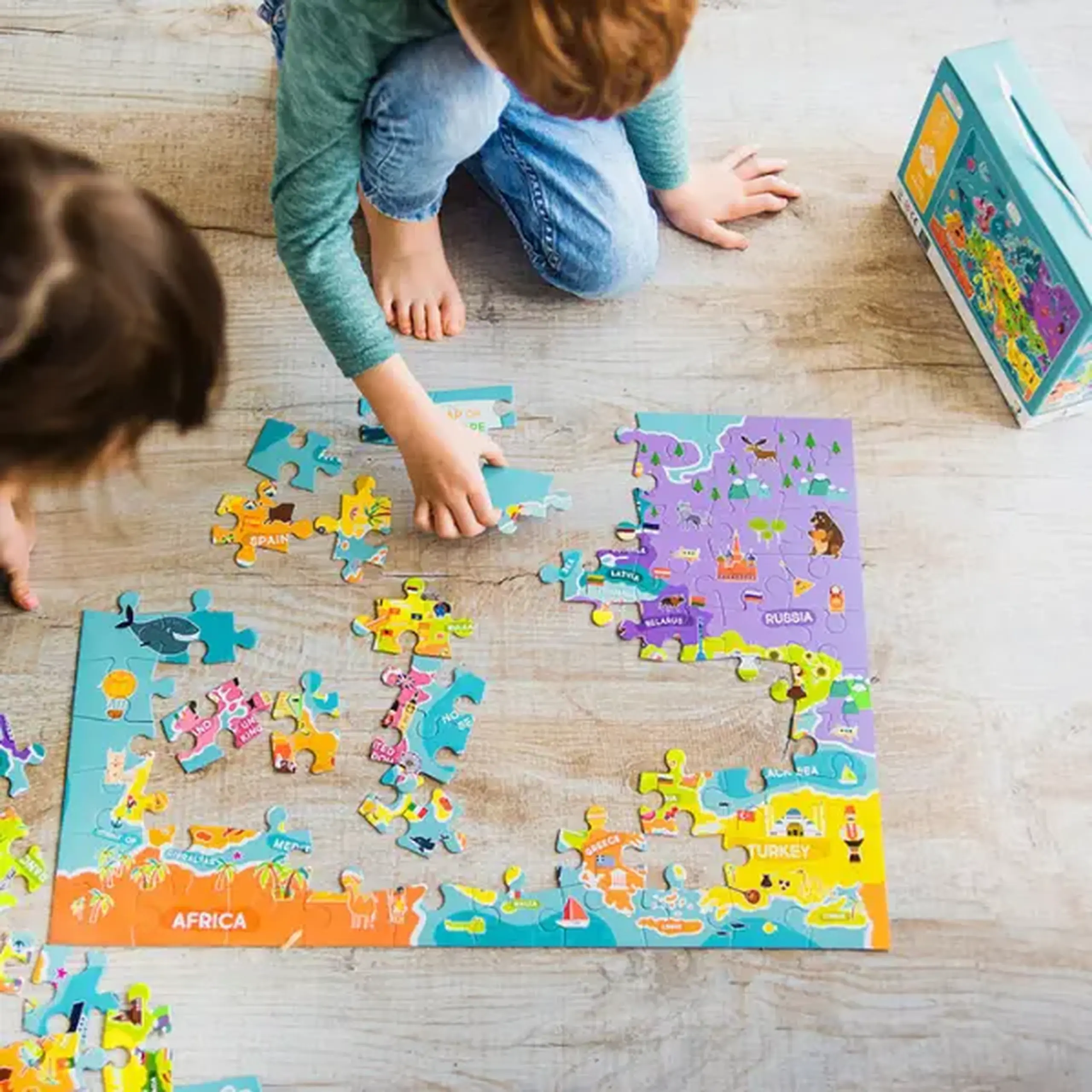 Puzzle "Harta Europei, 100 elem.