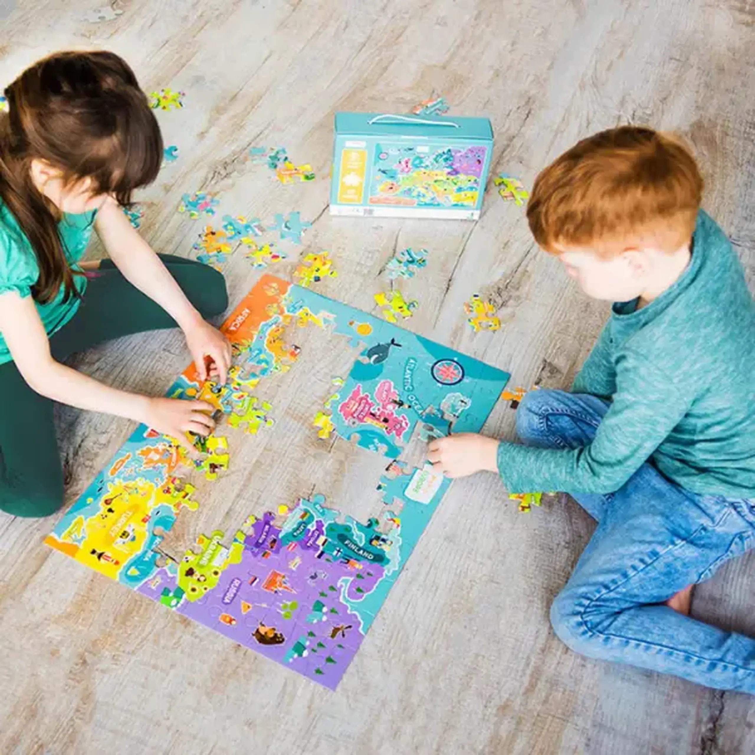 Puzzle "Harta Europei, 100 elem.