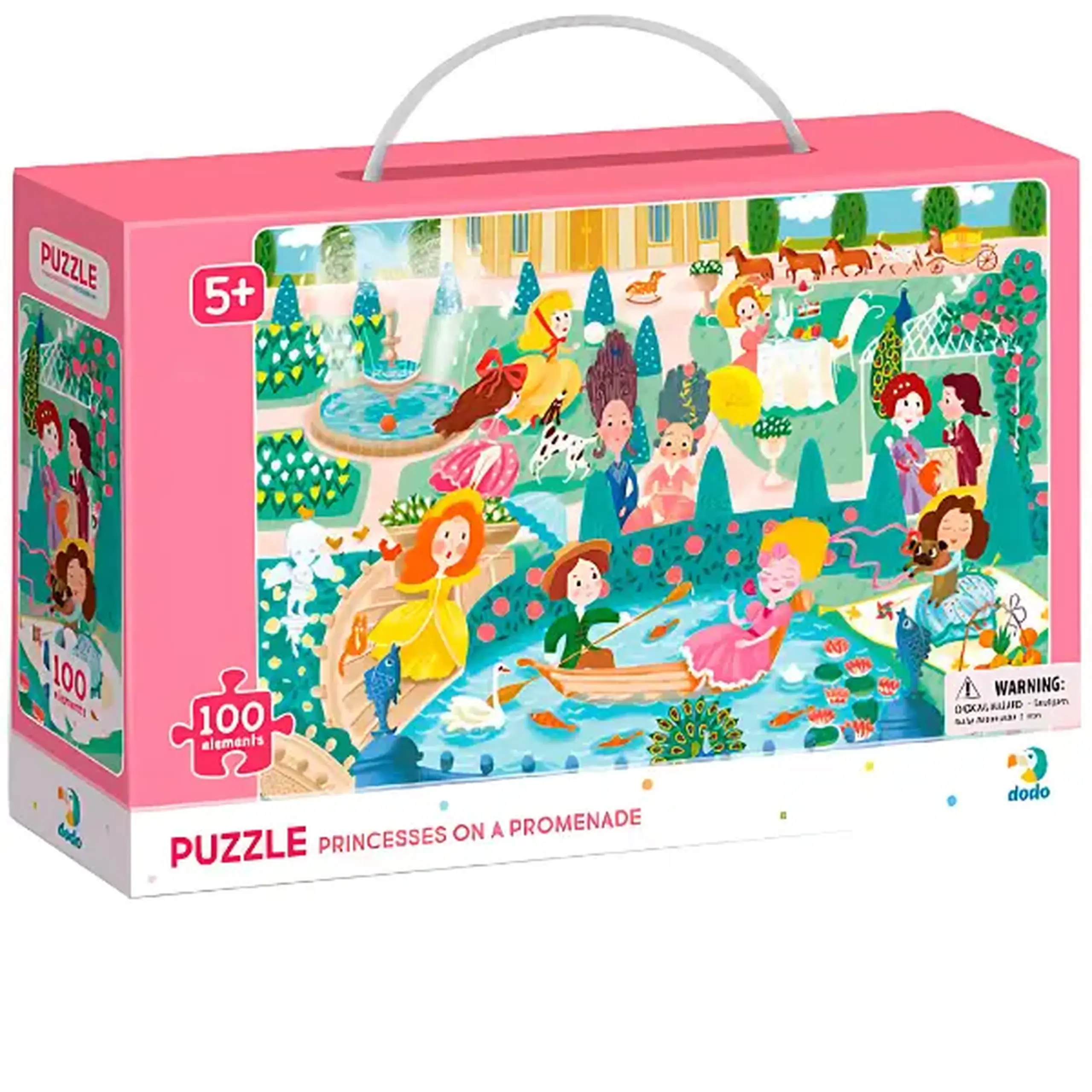 Puzzle "Prințese la plimbare", 100 elem.
