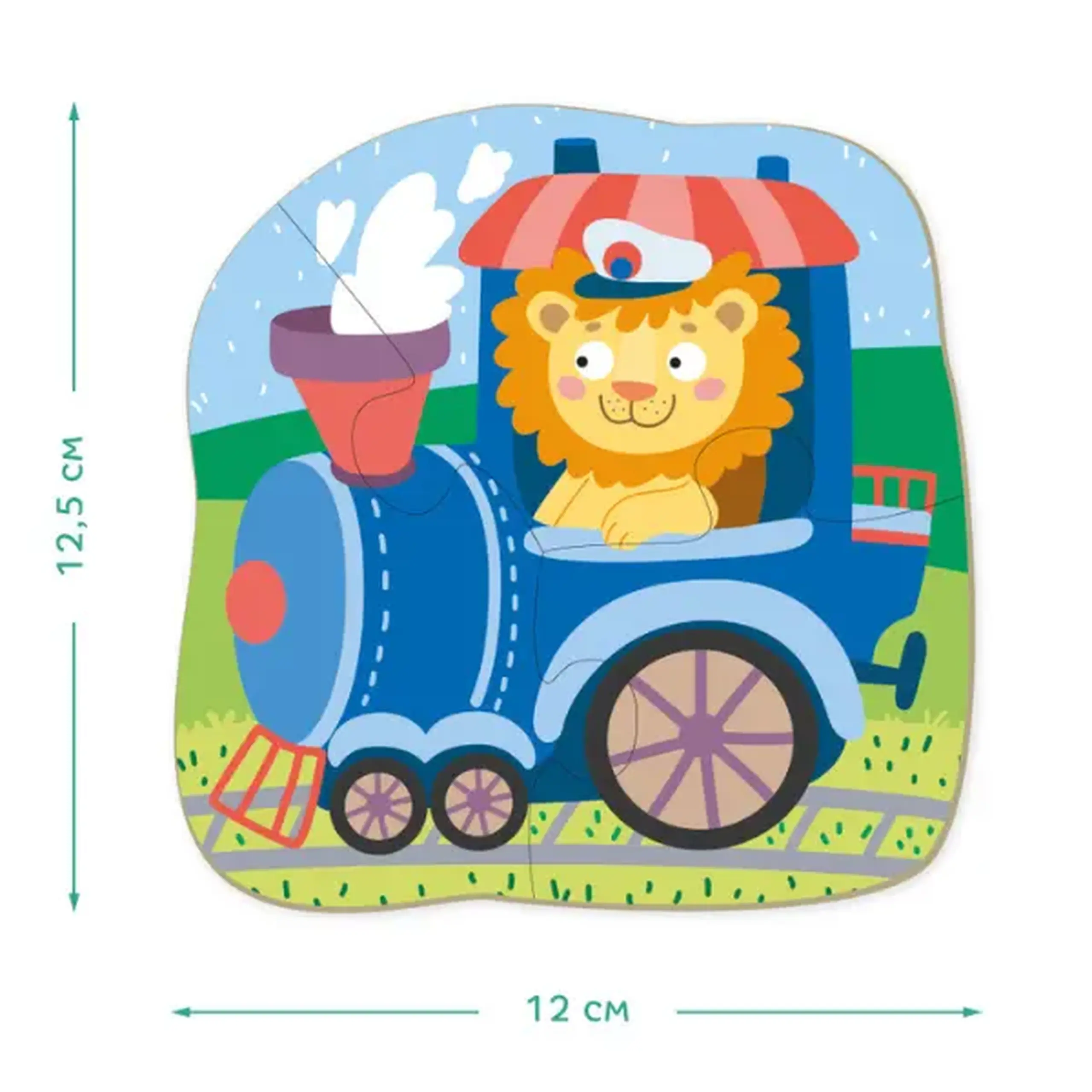 Puzzle 6 în 1 "Transport"