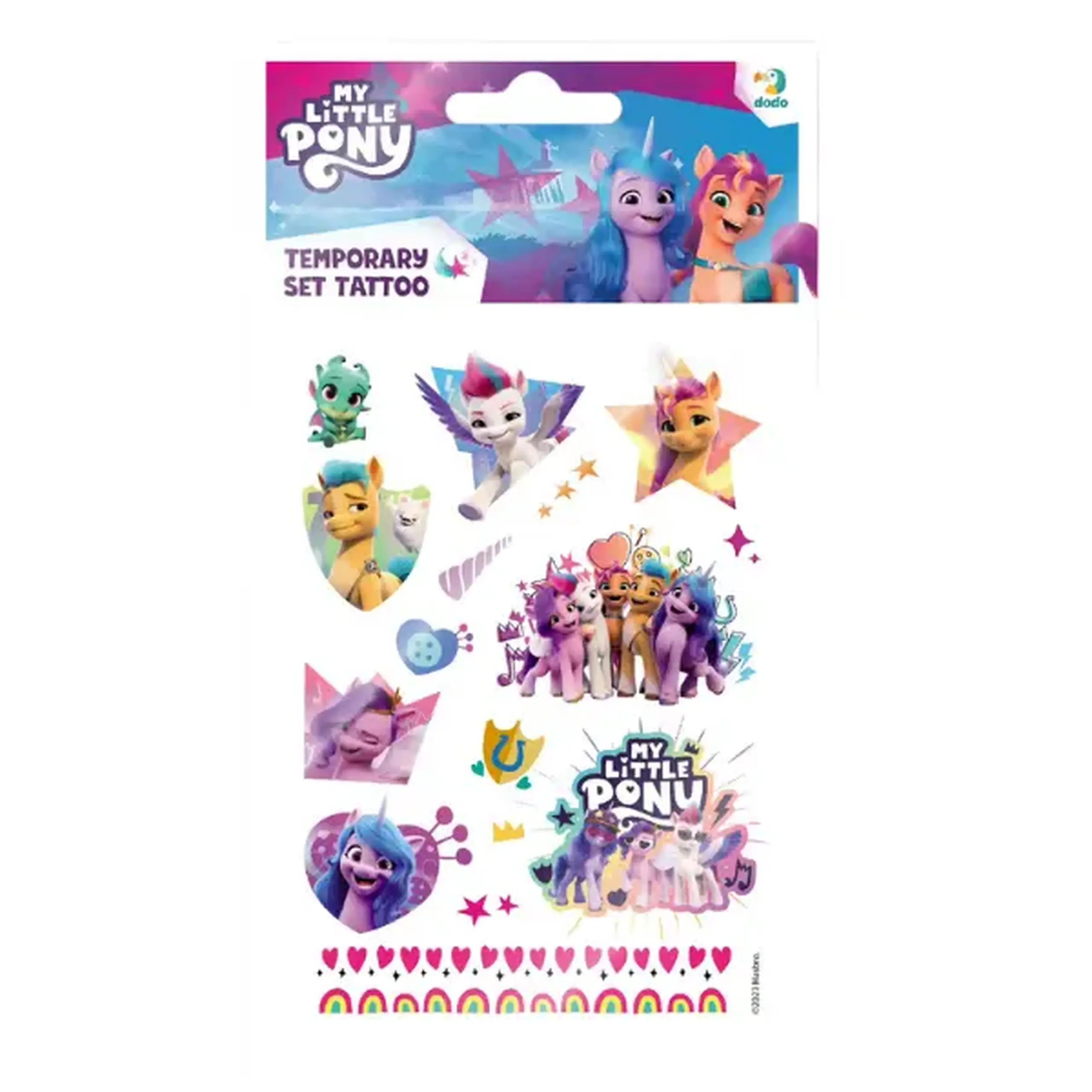 Set de tatuaje temporare pentru copii "My Little Pony", 60 buc.