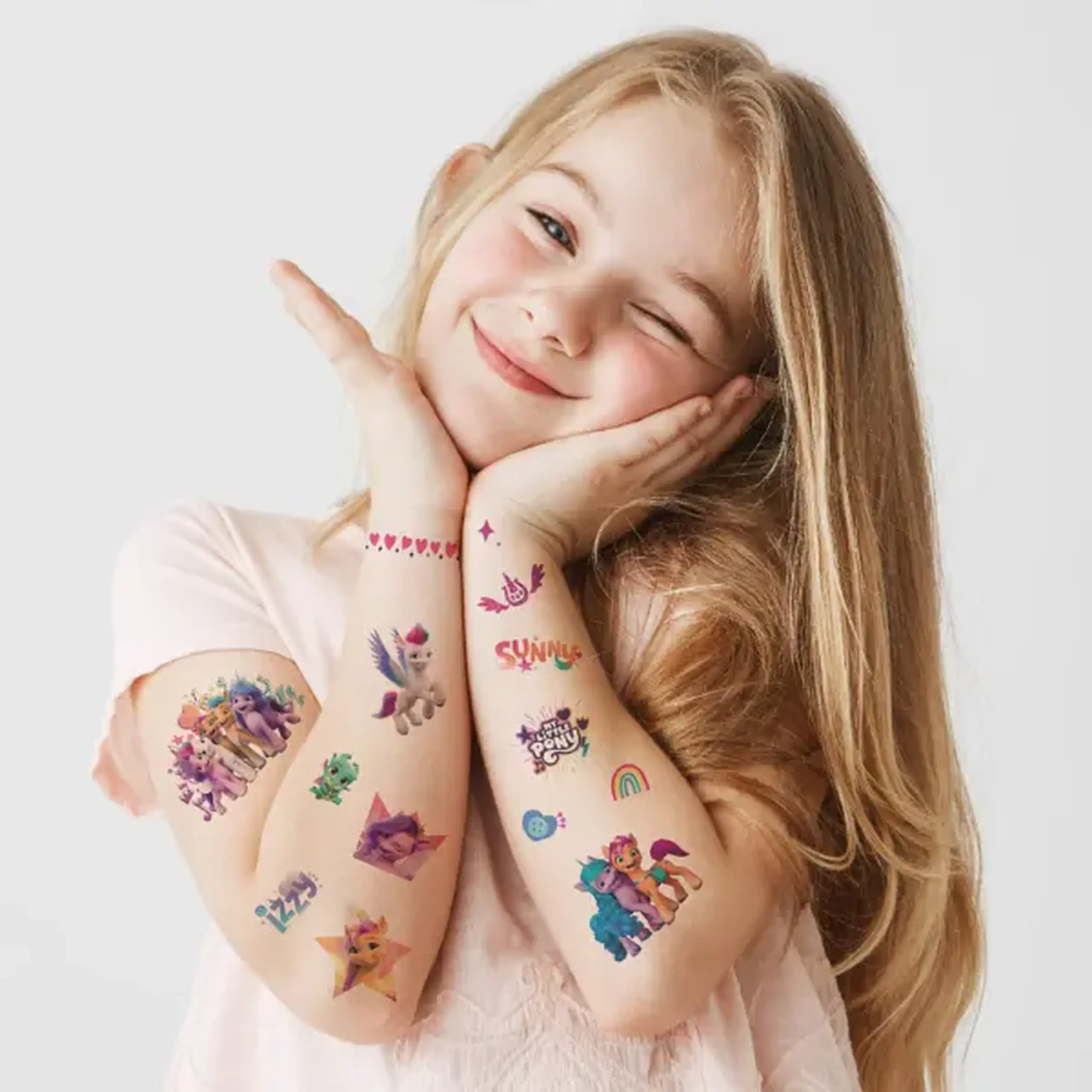 Set de tatuaje temporare pentru copii "My Little Pony", 60 buc.