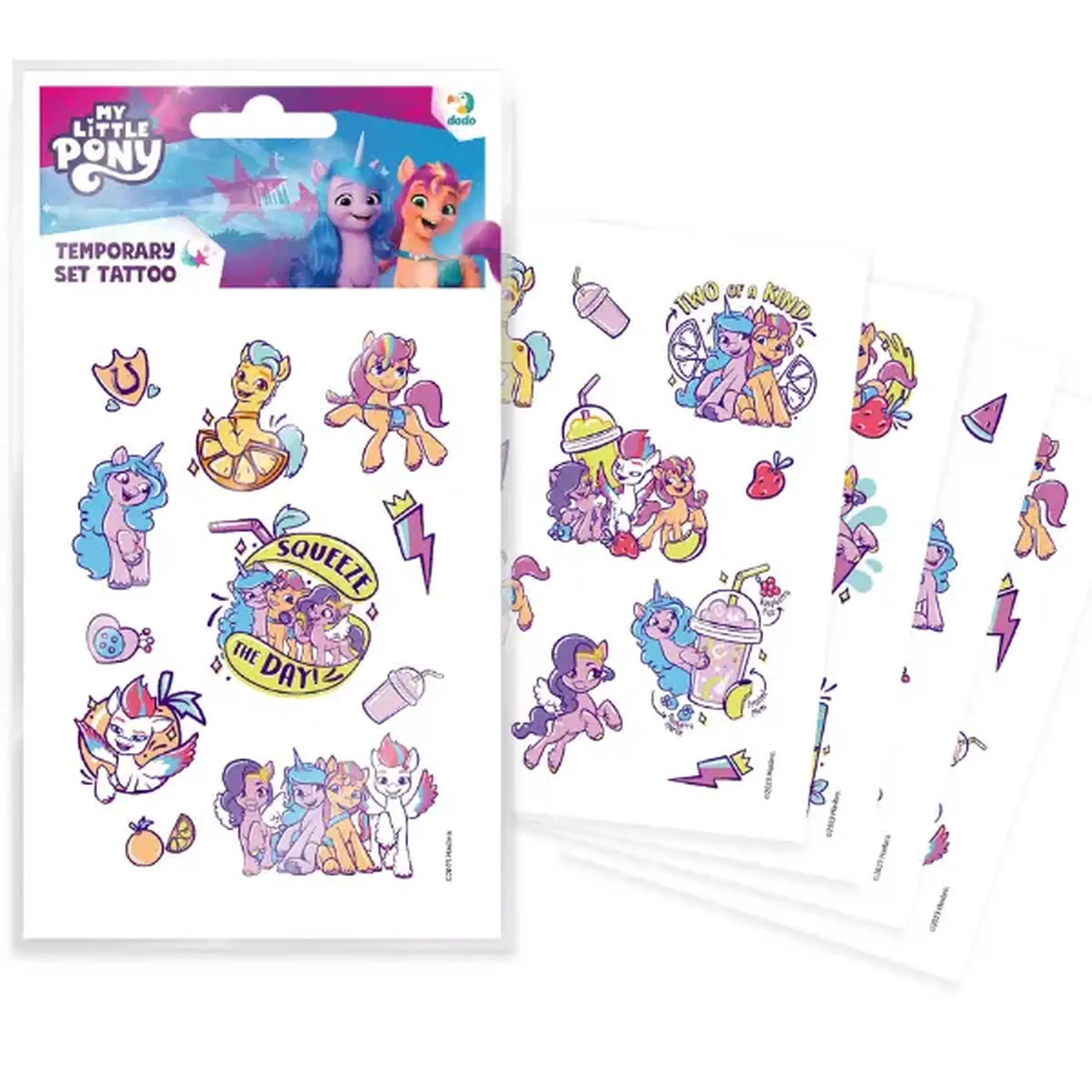 Set de tatuaje temporare pentru copii "My Little Pony.Prieteni", 60 buc.