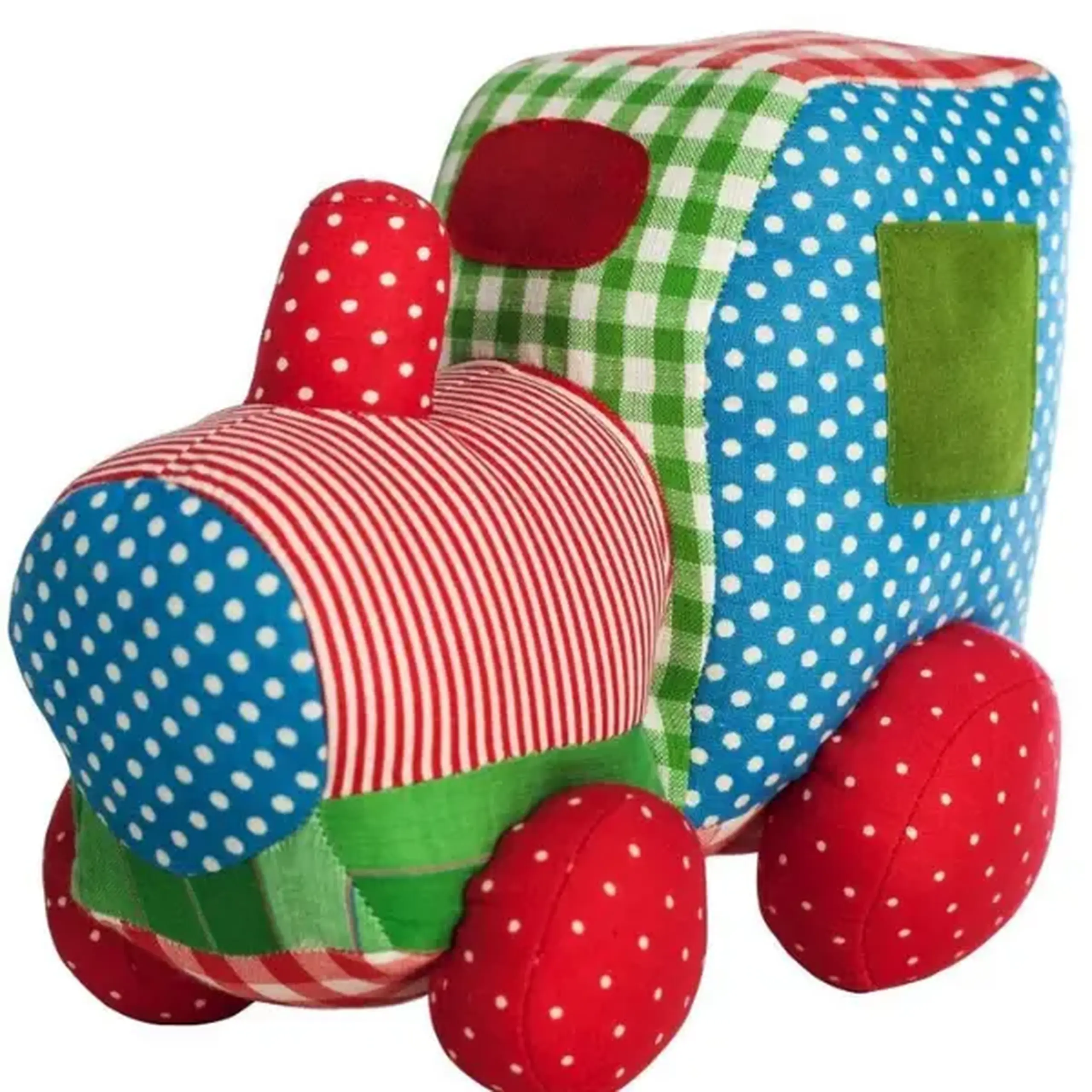 Jucarie din bumbac "Locomotiva ", lucru manual, 20 cm