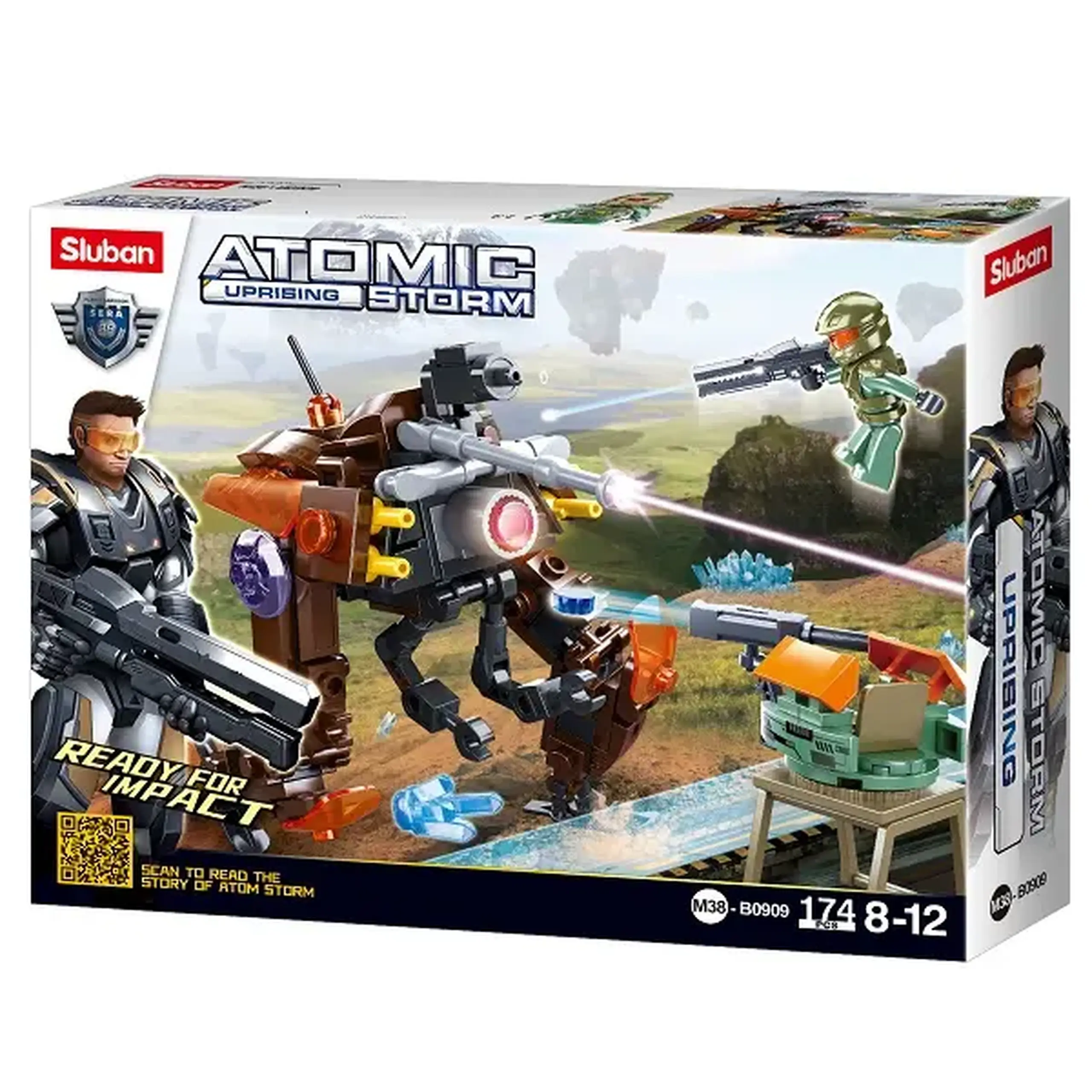 Set de construcție "Robot-Patrula", 174 elemente.