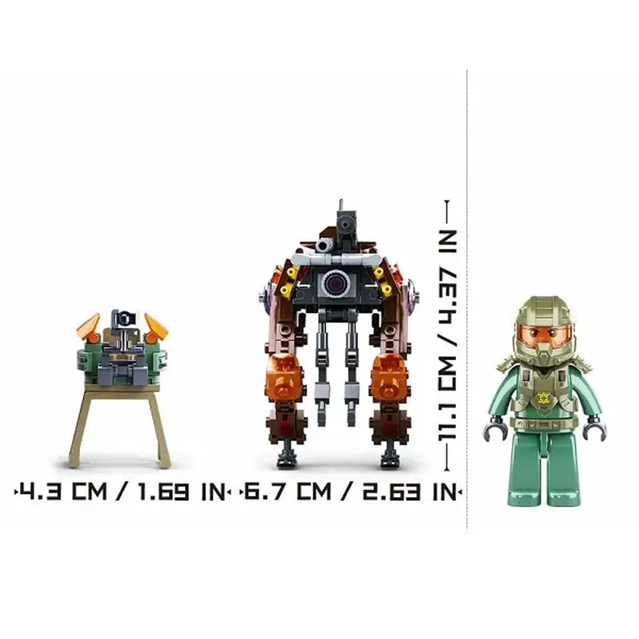 Set de construcție "Robot-Patrula", 174 elemente.