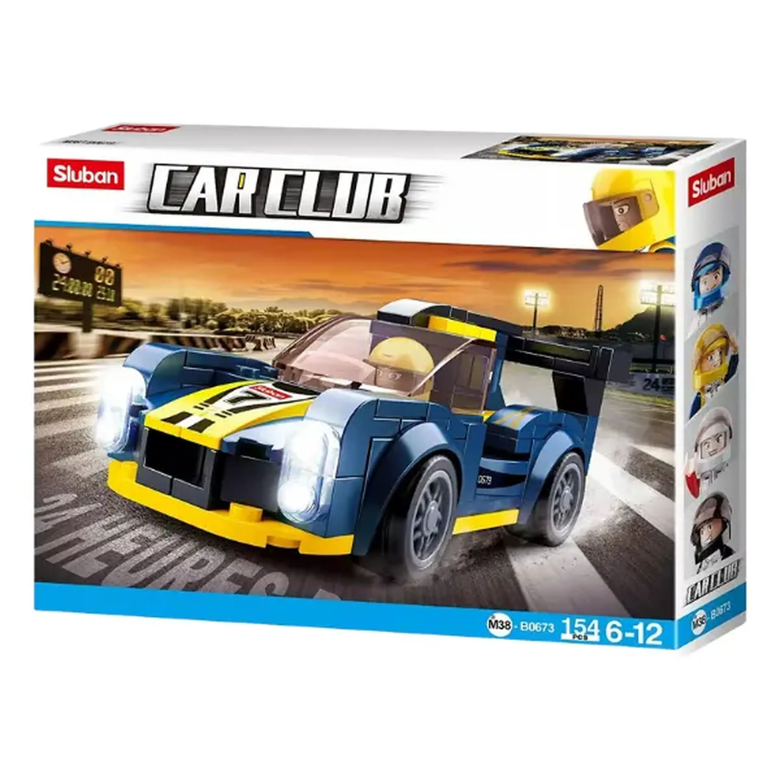 Set de construcție „Mașină de curse LeMans”, 154 elem.